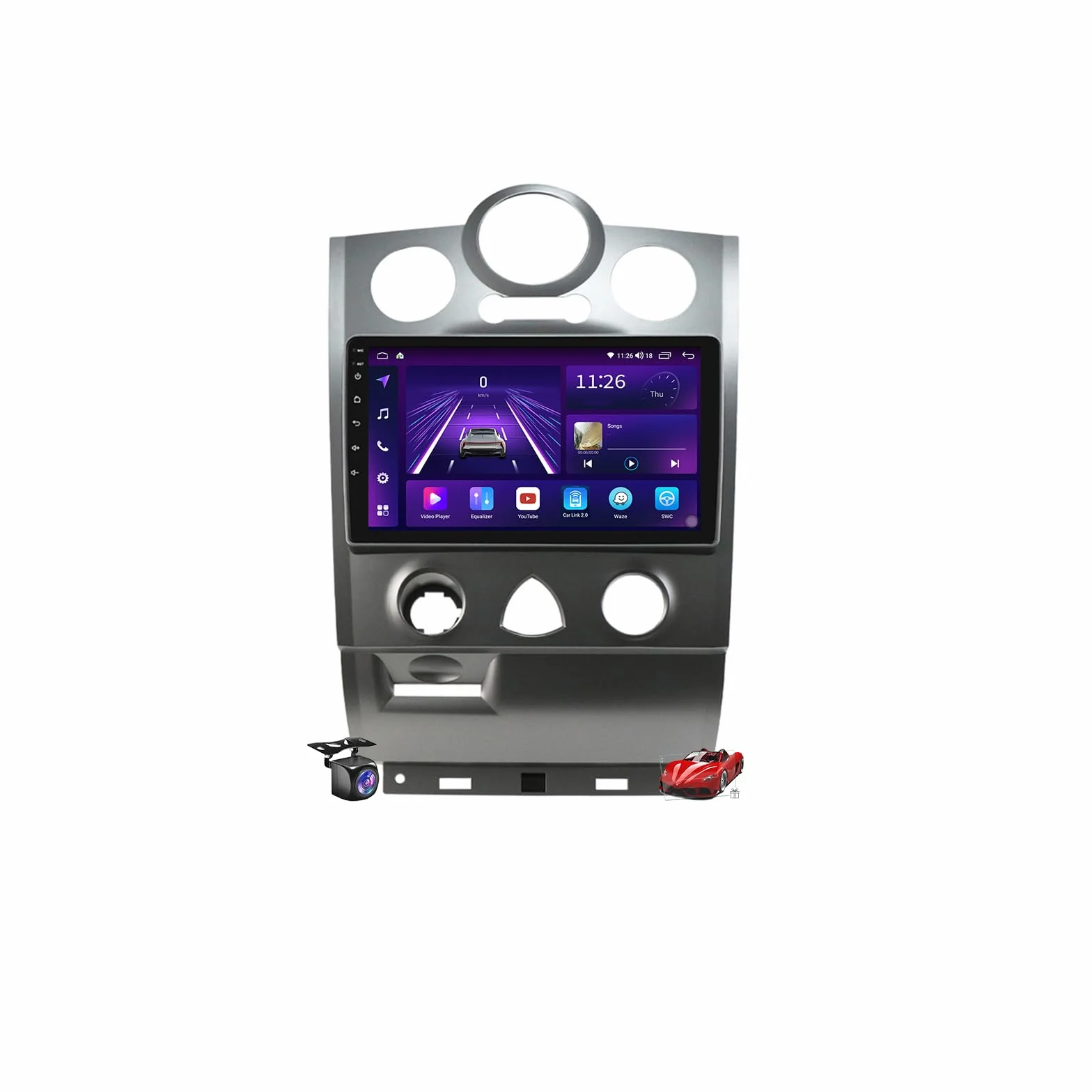 ,M6 plus3,Android 15 Radio 2 Din Stereo z 4G WiFi Carplay Android Auto dla Megane 2 2002-2009 Upgrade Touch Screen GPS Navi 9'' MP5 Multimedia Odtwarzacz wideo FM BT Odbiornik