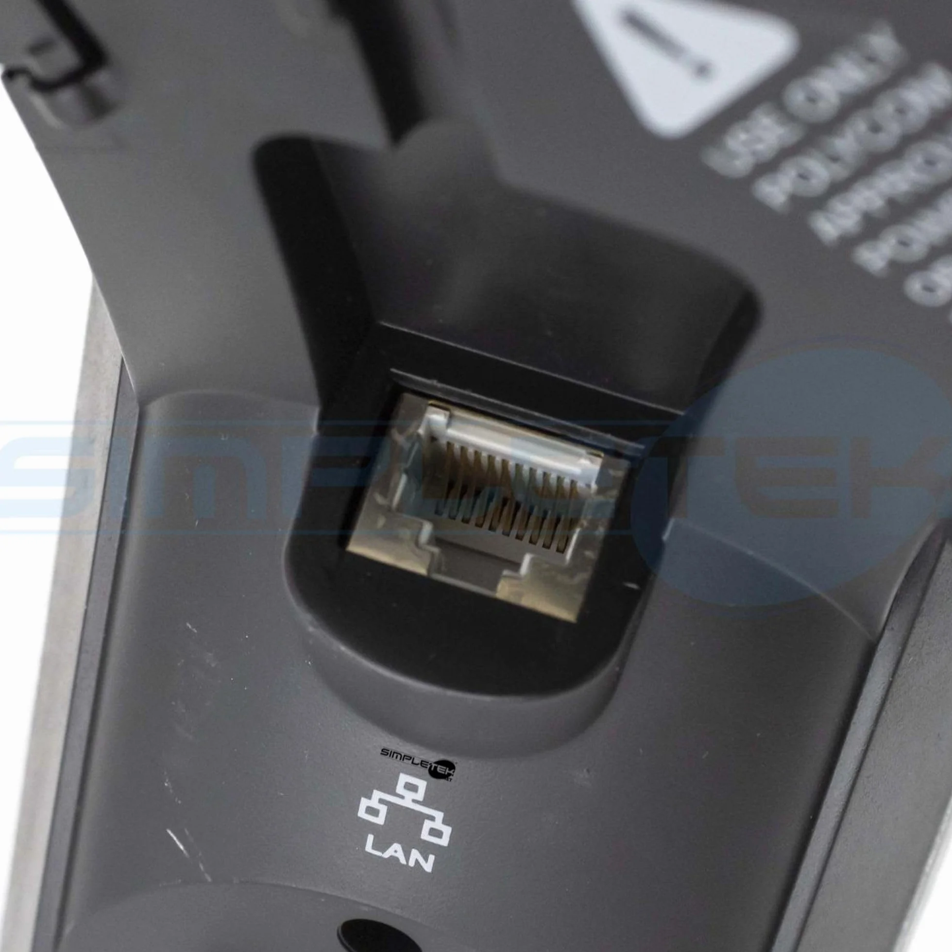 SIMPLETEK - Telefon konferencyjny IP, wyświetlacz LCD, HD Audio, SIP PoE, technologia Full-Duplex, z zasilaczem (odnowiony)