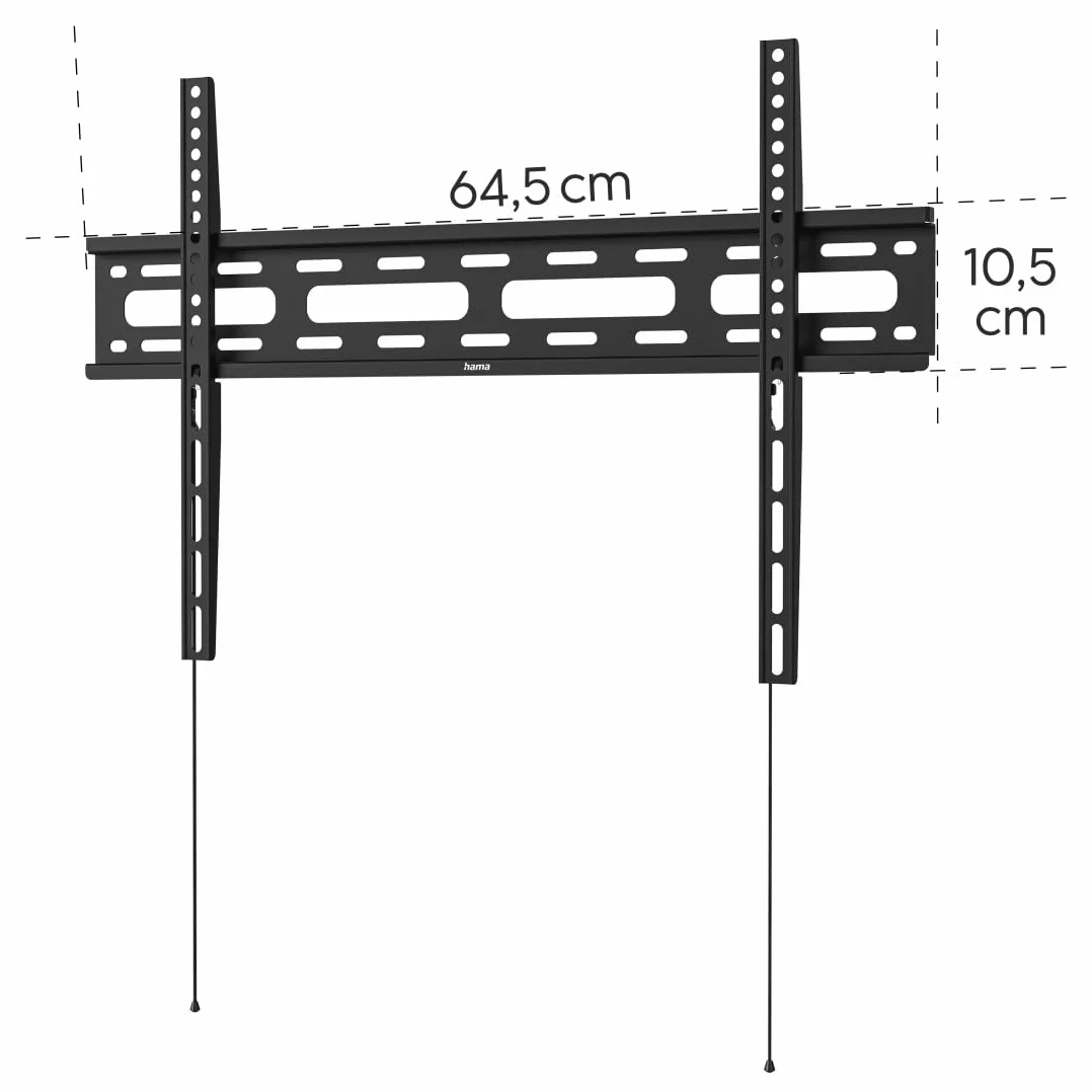 Hama 220811 Uchwyt Ścienny, Czarny, 75"