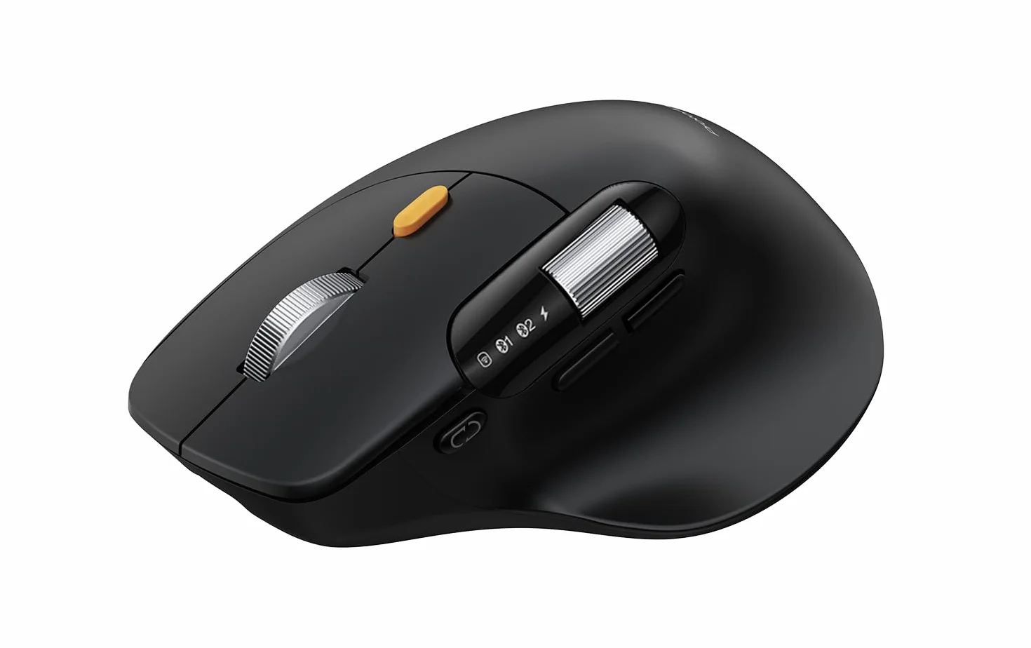 ProtoArc EM25 Ergonomiczna mysz z szybkim przewijaniem, bezprzewodowa 2,4 G + 2 x mysz komputerowa Bluetooth, przewijanie kciukiem, niestandardowy przycisk, akumulatorowa, 8K DPI, do Windows/Mac