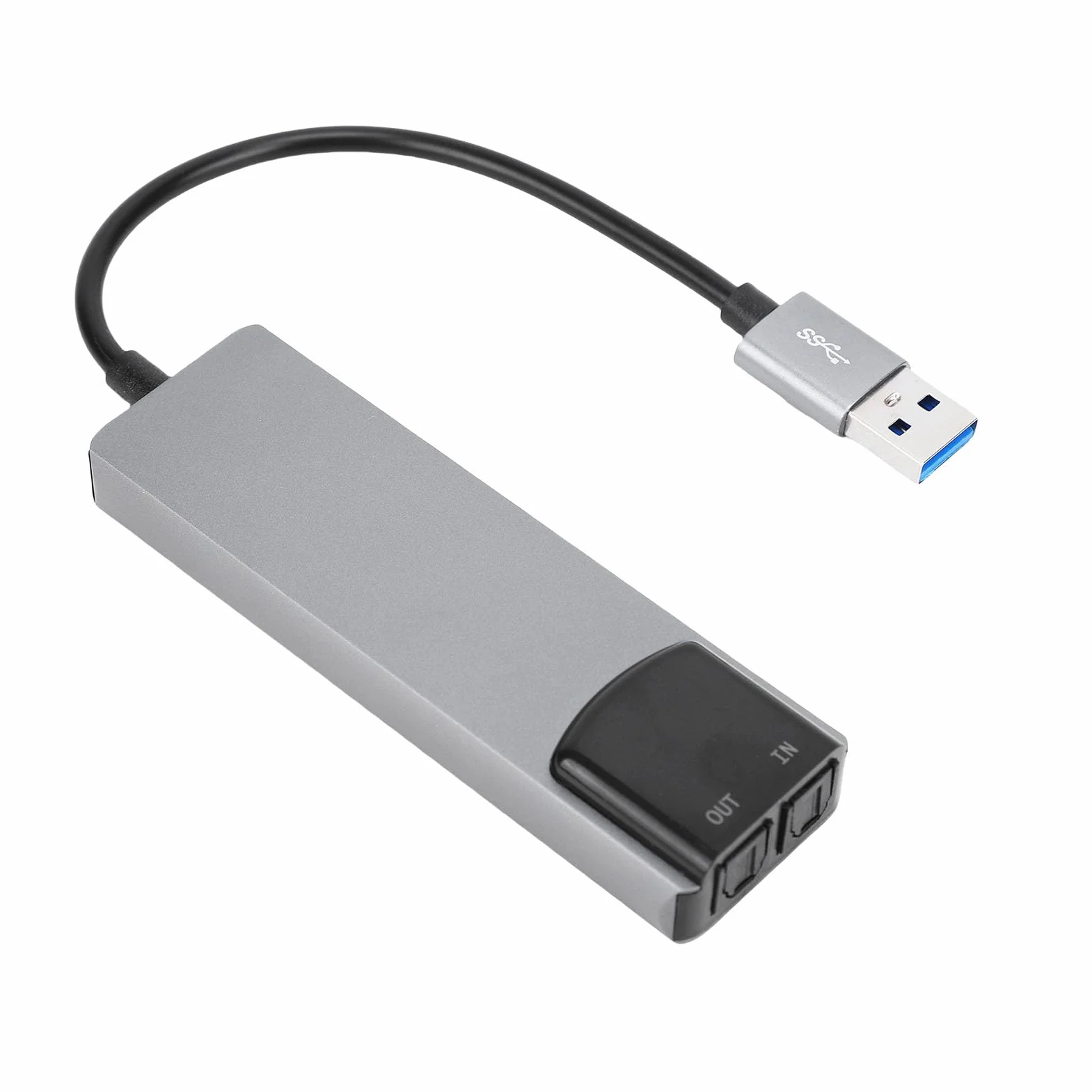 Zewnętrzna Karta Dźwięku Przestrzennego USB 5.1 z Cyfrowym Audio SPDIF do Laptopa