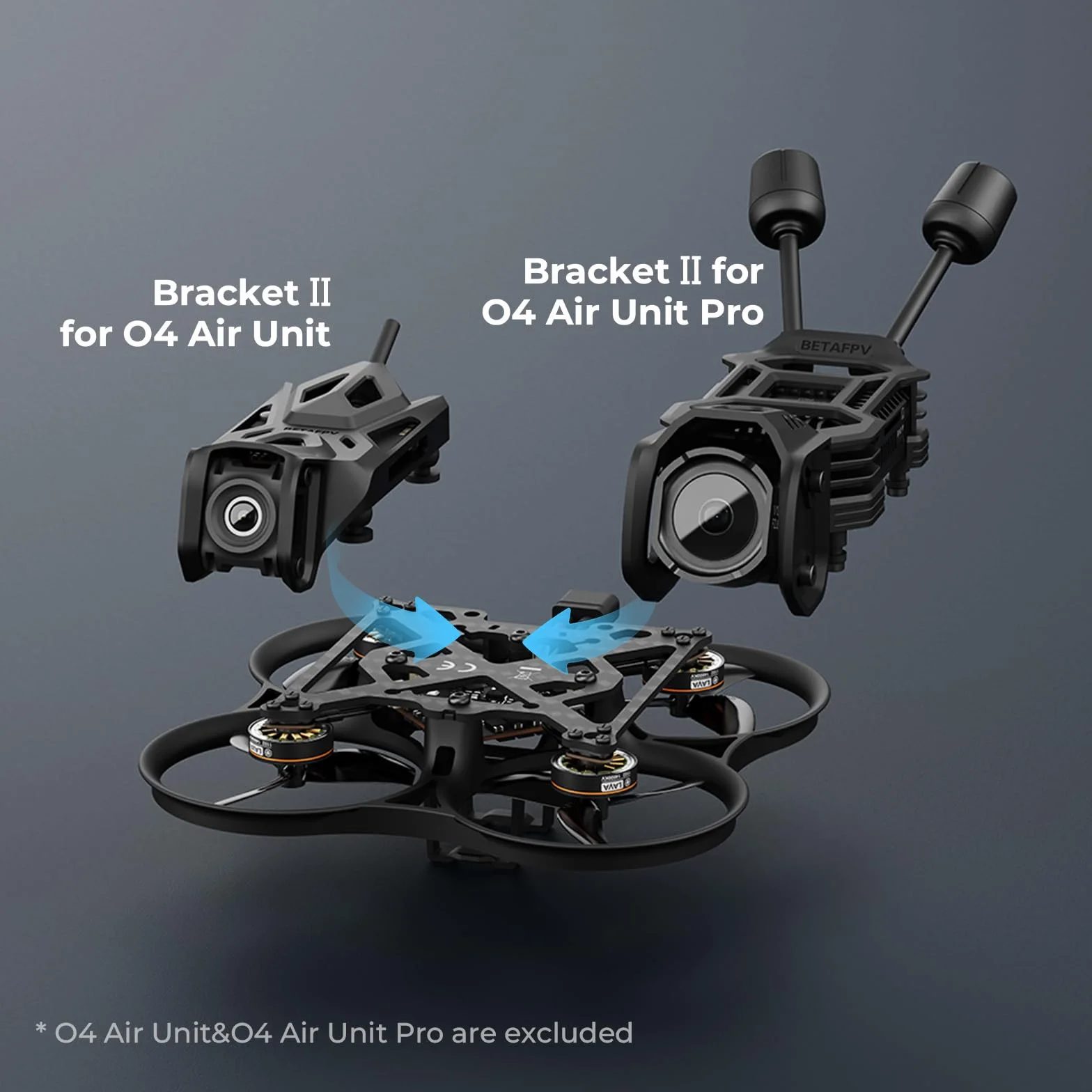 BETAFPV Pavo Pico II 2S Cinewhoop with HD VTX Bracket II for O4/O4 Pro | 6.5min Flight Time, Compatible with F4 2S 20A AIO FC, 1102 14000KV Motor, for Cruising Indoors Outdoors - PNP ELRS