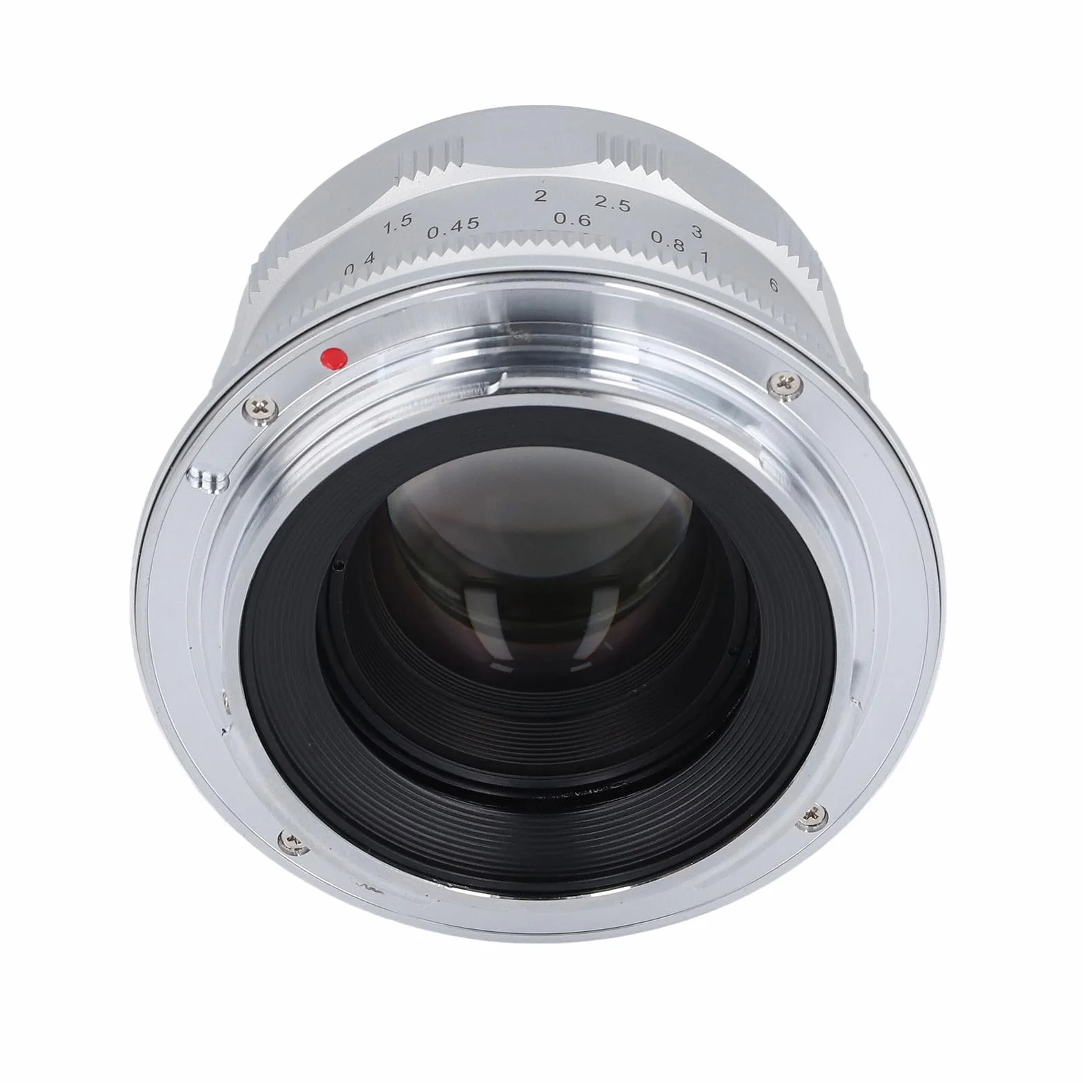 Cosiki Obiektyw Aparatu 35 Mm, Pełna Rama Soczewka o Stałym Ognisku łatwa Instalacja do Mocowania RF dla R6Mark II R50 R100 (WHITE)