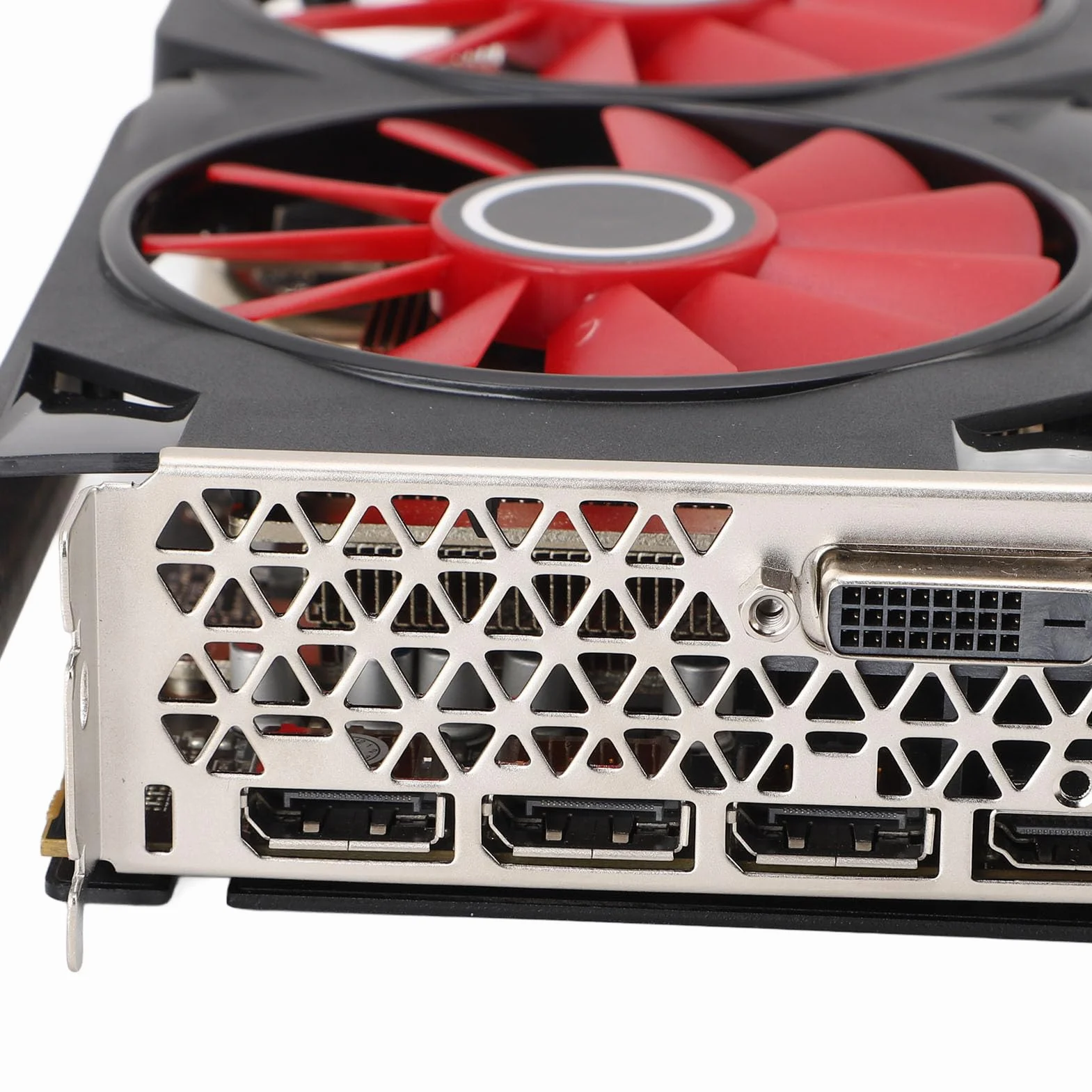 ciciglow Karta graficzna GDDR5 8 GB, karta graficzna 256 bit GPU PCI Express 3.0 X 16, karta graficzna do gier z 2 wentylatorami chłodzącymi do gier 4K Gaming PC 1080p, 3A