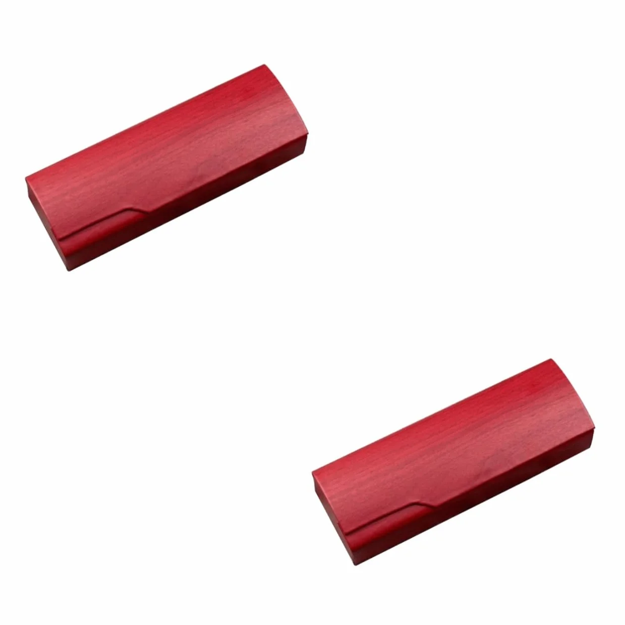 Etui na okulary, 2 sztuki etui na okulary etui na okulary drewniane etui na okulary podróżne skórzane etui na okulary przeciwsłoneczne kwadratowe/372