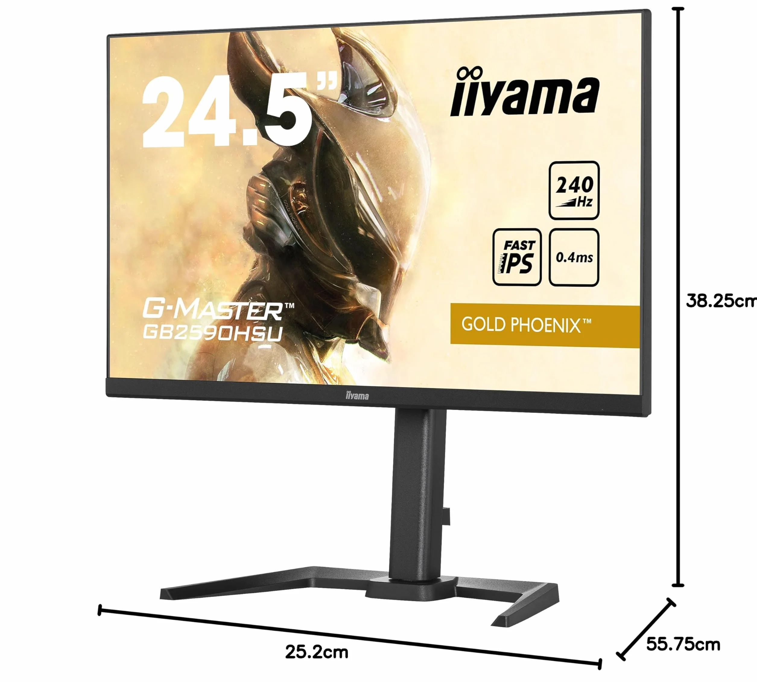 iiyama G-Master Gold Phoenix GB2590HSU-B5 24,5" LED Fast IPS FullHD 240Hz Freesync Premium