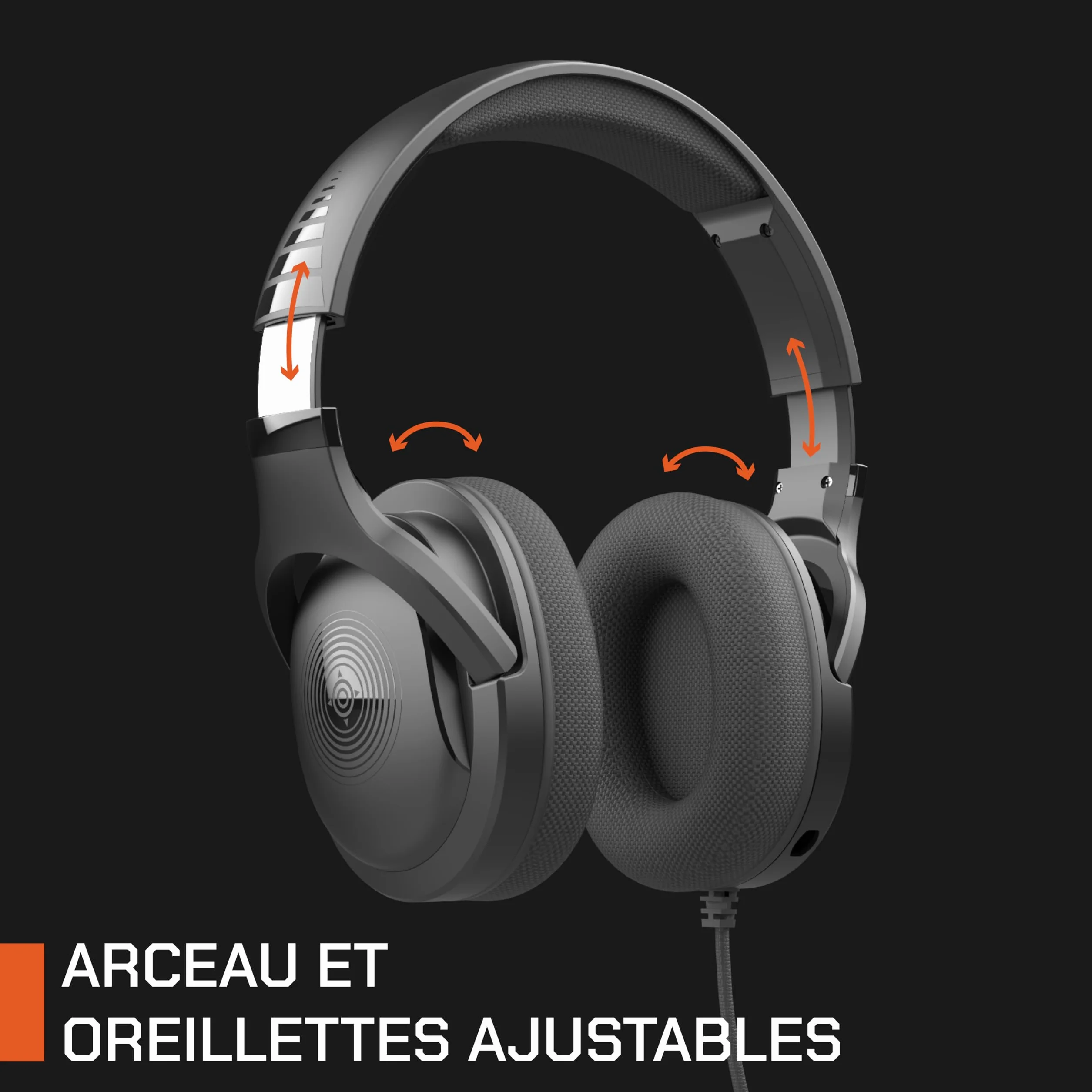 NOVA GAMING AUSTRALIS - Przewodowy zestaw słuchawkowy do gier z wyjmowanym mikrofonem - lekki i wygodny dodatek dla graczy - kompatybilny z wieloma platformami (PC, PS4-5 i Switch) - czarny