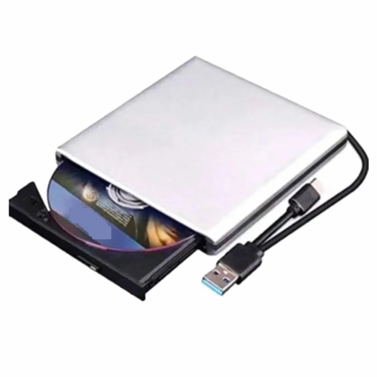 Odtwarzacz DVD Nagrywarka Blu-Ray UHD 4K USB3.0 Zewnętrzna Nagrywarka Optyczna DVD RE/ROM Odtwarzacze Blu-Ray 3D Writer Reader(Black)