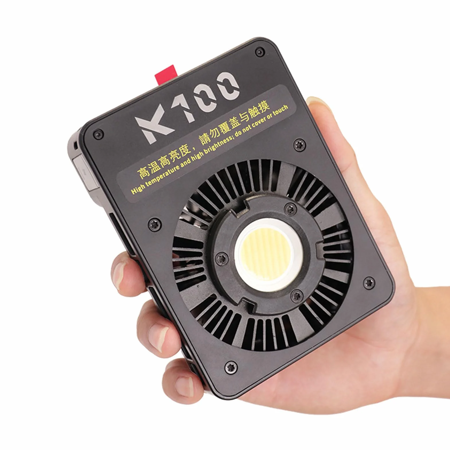Wideo LED o Mocy 100 W, Studyjna o Wysokiej Jasności 40 000 Luksów, 9 Trybów Sceny Wideo z regulacją Temperatury Barwowej 2800 K–6800 K do Fotografowania, Nagrywania i na żywo