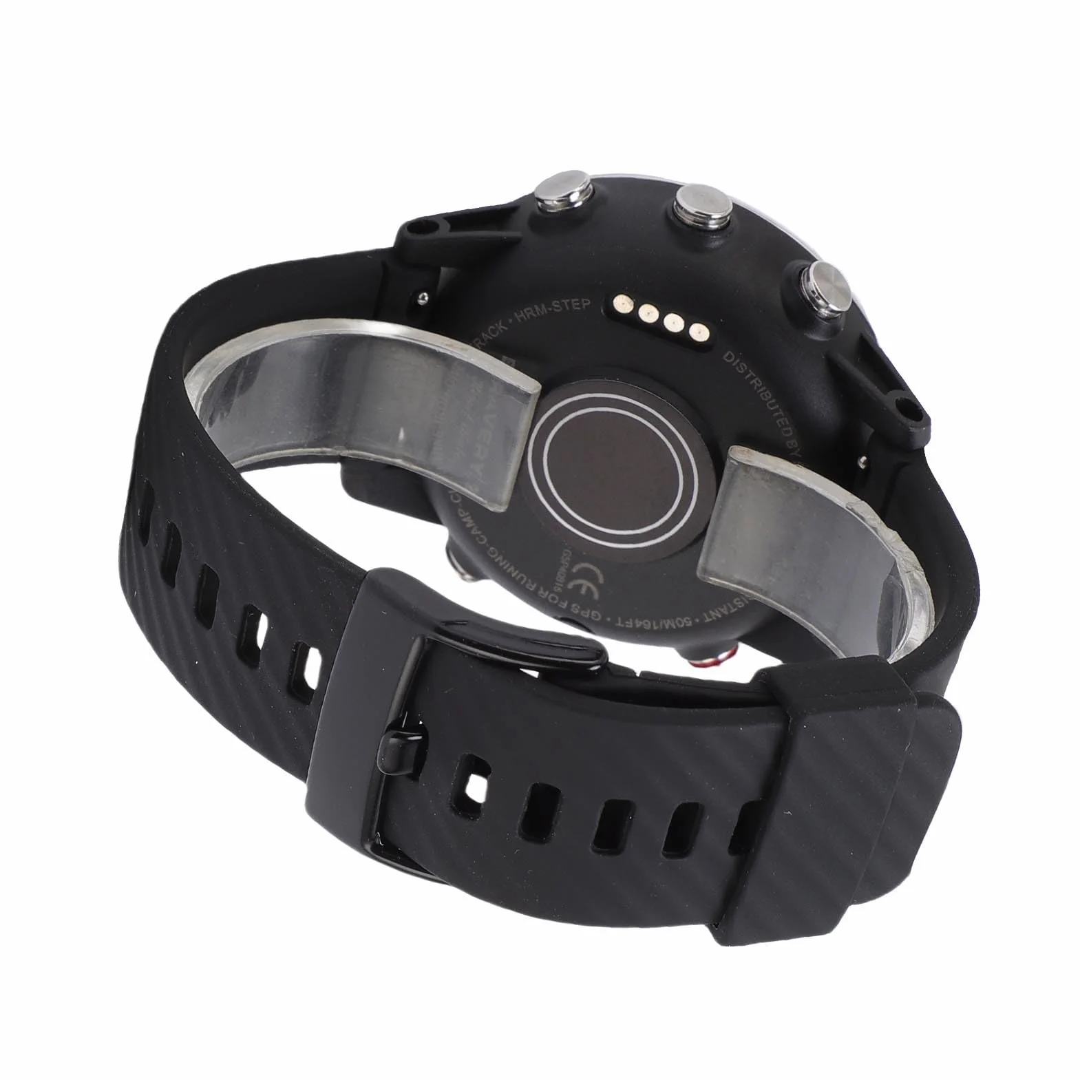 Cosiki Running Watch, Lekki 320 MAh Solidne Wodoodporne Okrągły Inteligentny Zegarek do Pieszych Wędrówek (BLACK)