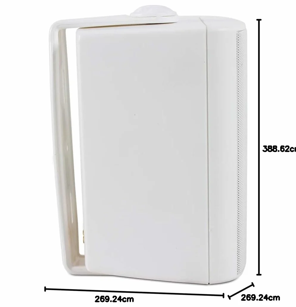 Adastra BC3W 3-calowe głośniki ścienne dwukierunkowa domowa instalacja audio HiFi Stereo 60 W białe
