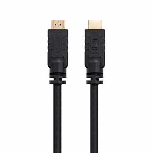 Kabel HDMI V1.4 High Speed Ethernet z Ferrytem z repeaterem/HEC, A/M-A/M, męsko-męski, czarny, 15mts