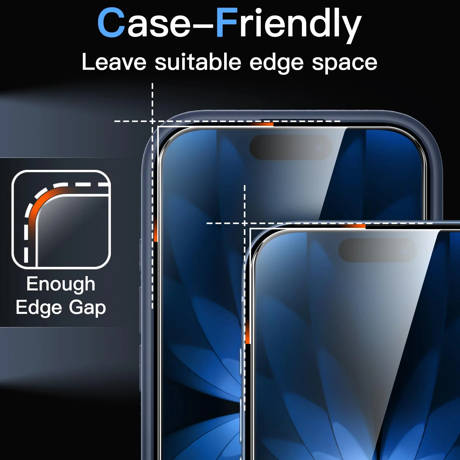 JETech Ochraniacz Ekranu dla iPhone 17 6,3 Cala, Szkło Hartowane Film z Narzędzie Łatwej Instalacyjne, Twardości 9H, Przyjazny dla Etui, 3 Sztuki