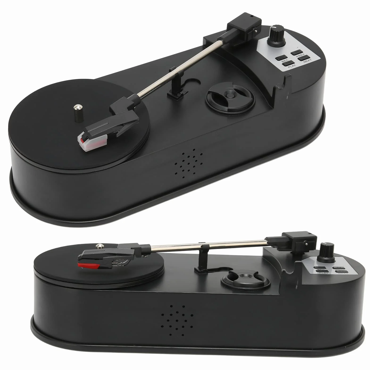 Focket Konwerter Winylu na MP3, Mini Gramofon Typu Plug and Play, Konwerter Gramofonu z pamięcią USB TF dla Miłośników Muzyki Podróże na świeżym Powietrzu