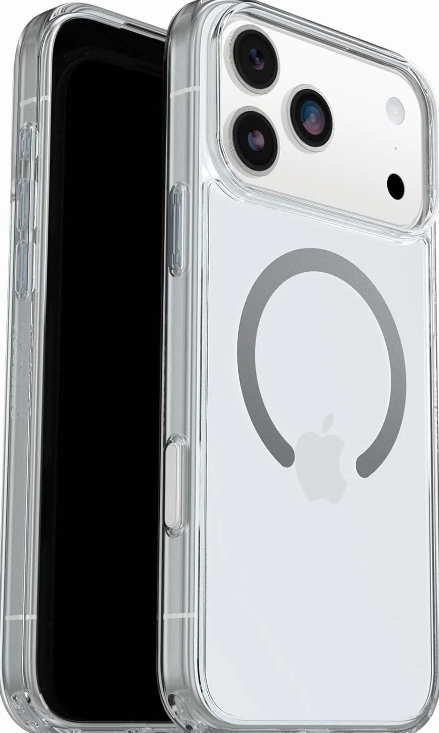 OtterBox Etui Symmetry Series Clear MagSafe do iPhone 17 Pro Max, 3 Razy Przetestowane Zgodnie ze Standardami Wojskowymi, Przezroczyste + OtterBox Glass Ochraniacz ekranu dla iPhone 17 Pro Max
