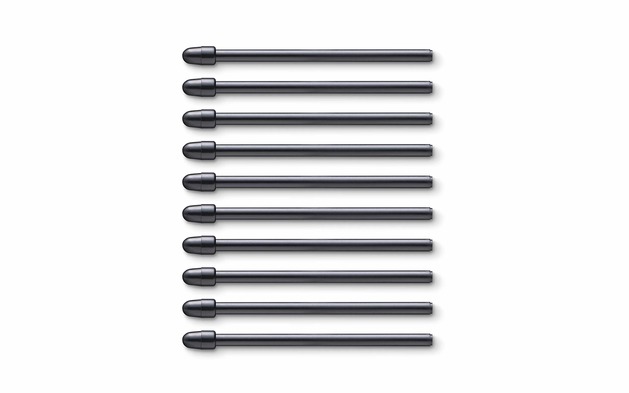 Wacom ACK22211 Zestaw 10 Końcówki Standardowe dla Pro Pen 2, Czarny