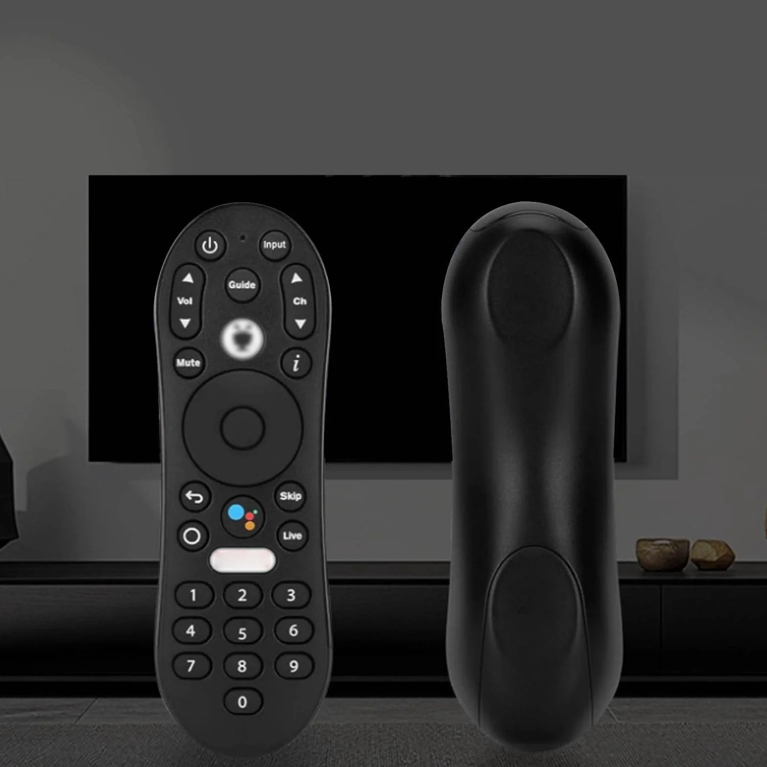 Elprico Uniwersalny Pilot Głosowy Tivo Stream 4K, Sterowanie Mocą i Głośnością dla Android TV