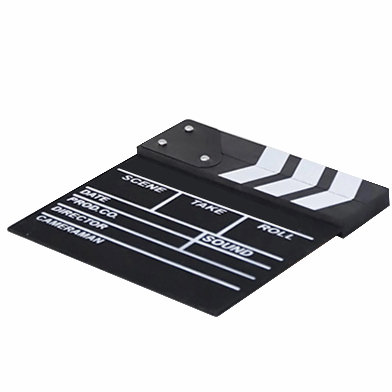 Tablica do Filmów Filmowych, 20 X 20 Cm Klakier do Filmów Suchościeralnych Wielofunkcyjny do Kręcenia Dramatów