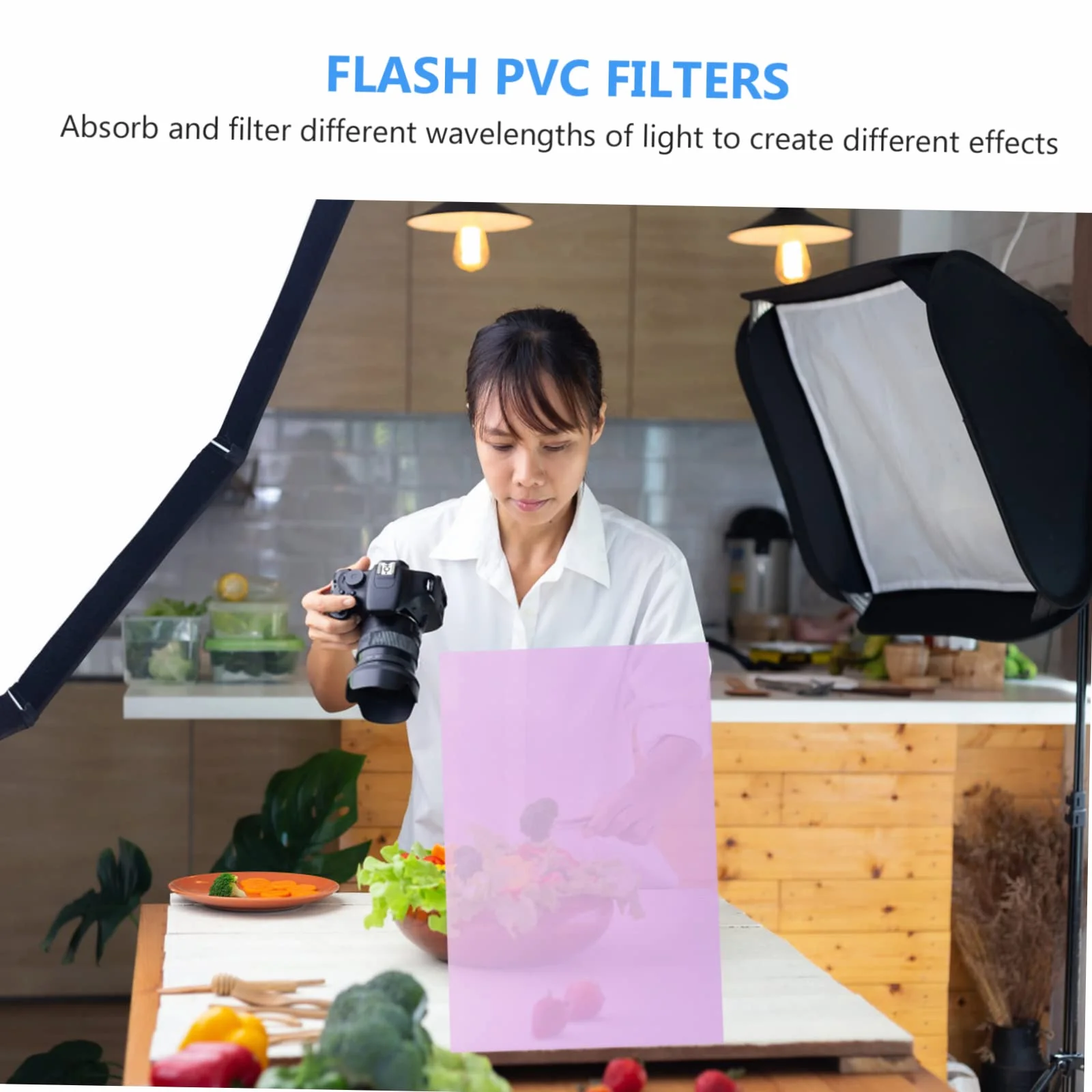 Kolorowych Filtrów Żelowych PVC Do Oświetlenia Scenicznego i Fotograficznego Transparentne Folie Do Korekcji Barw Uniwersalne Filtry Świetlne