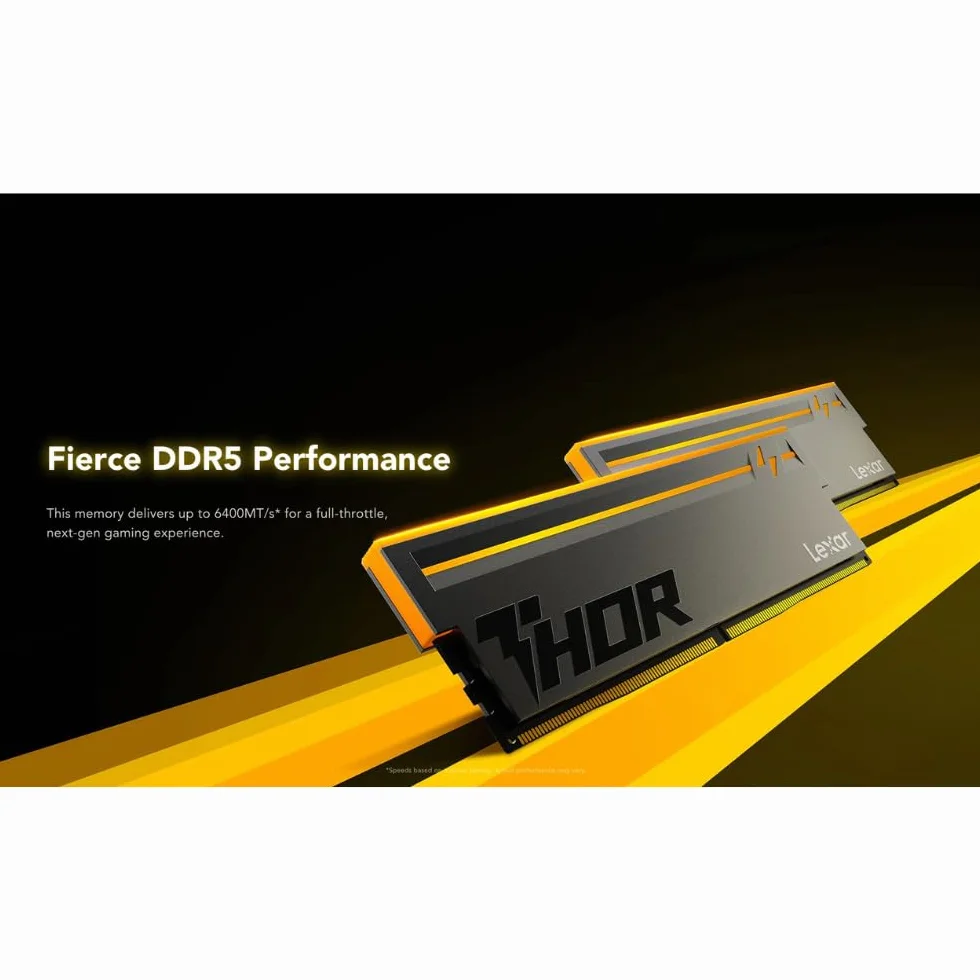 Lexar THOR RGB Gen2 DDR5 32 GB (2 x 16 GB) - 6000 MT/s (6000 MHz) CL36 - XMP/EXPO 1,4 V pamięć stacjonarna (LD5U16G60C36BV-RGD)
