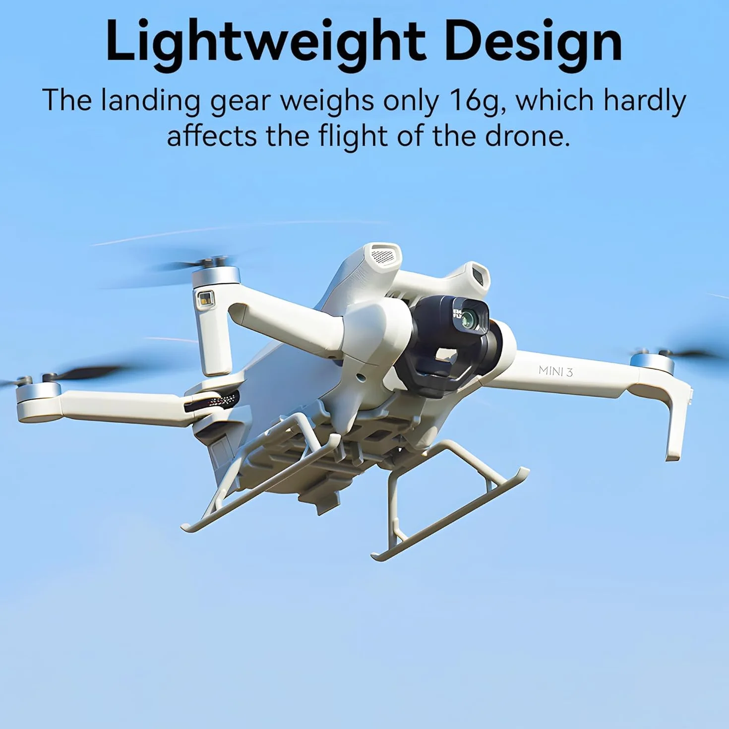 Mini 3 Pro/Mini 3 podwozie: składana szybka nogawka przedłużająca do akcesoriów do dronów DJI Mini 3/Mini 3 Pro