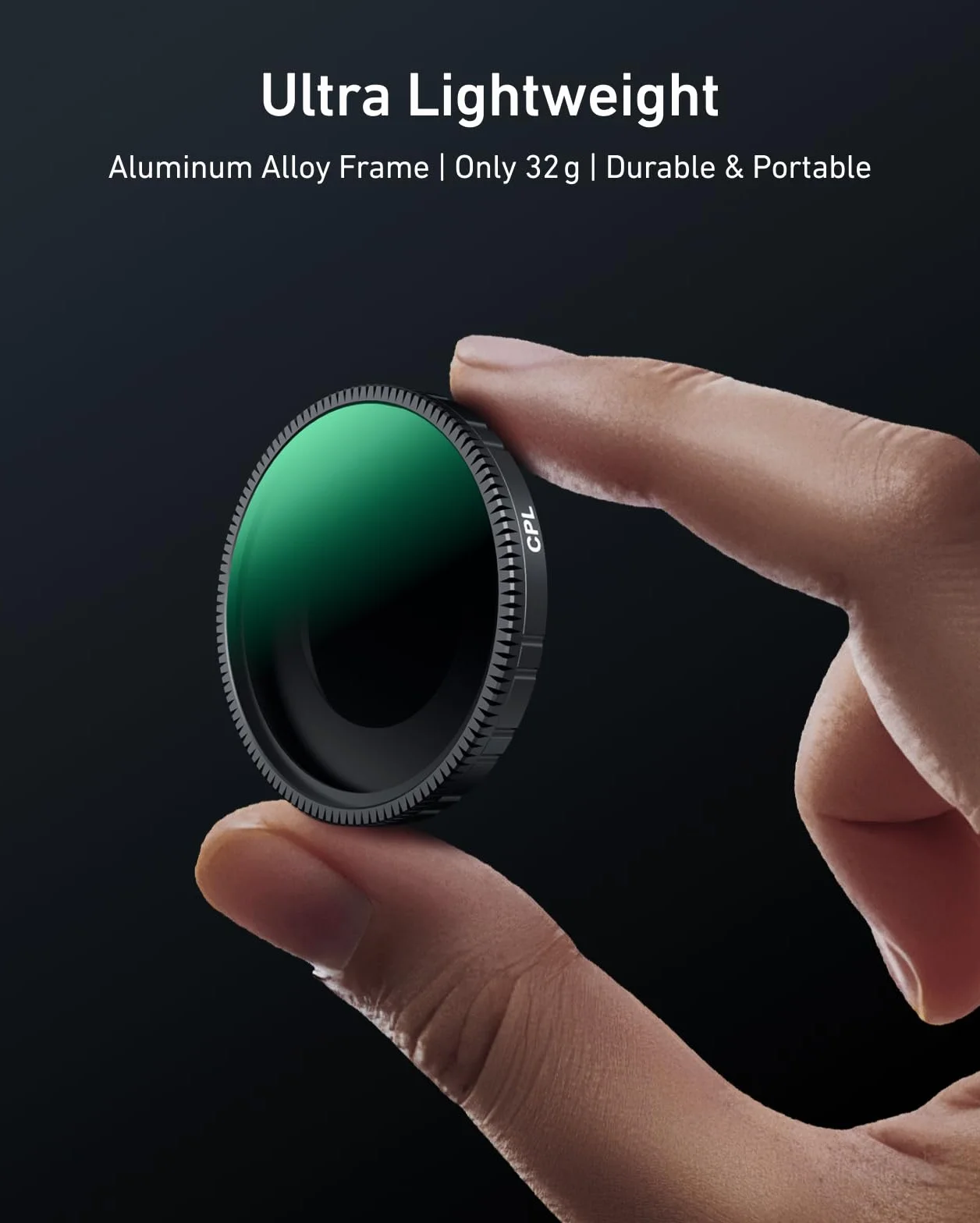 TELESIN Zestaw filtrów CPL ND do DJI Osmo Nano, filtr CPL ND8 ND16 ND32 + szkło ochronne Folie ochronna wyświetlacza, filtr neutralno-cieniujący i polaryzacyjny, szkło optyczne HD, akcesoria do kamery