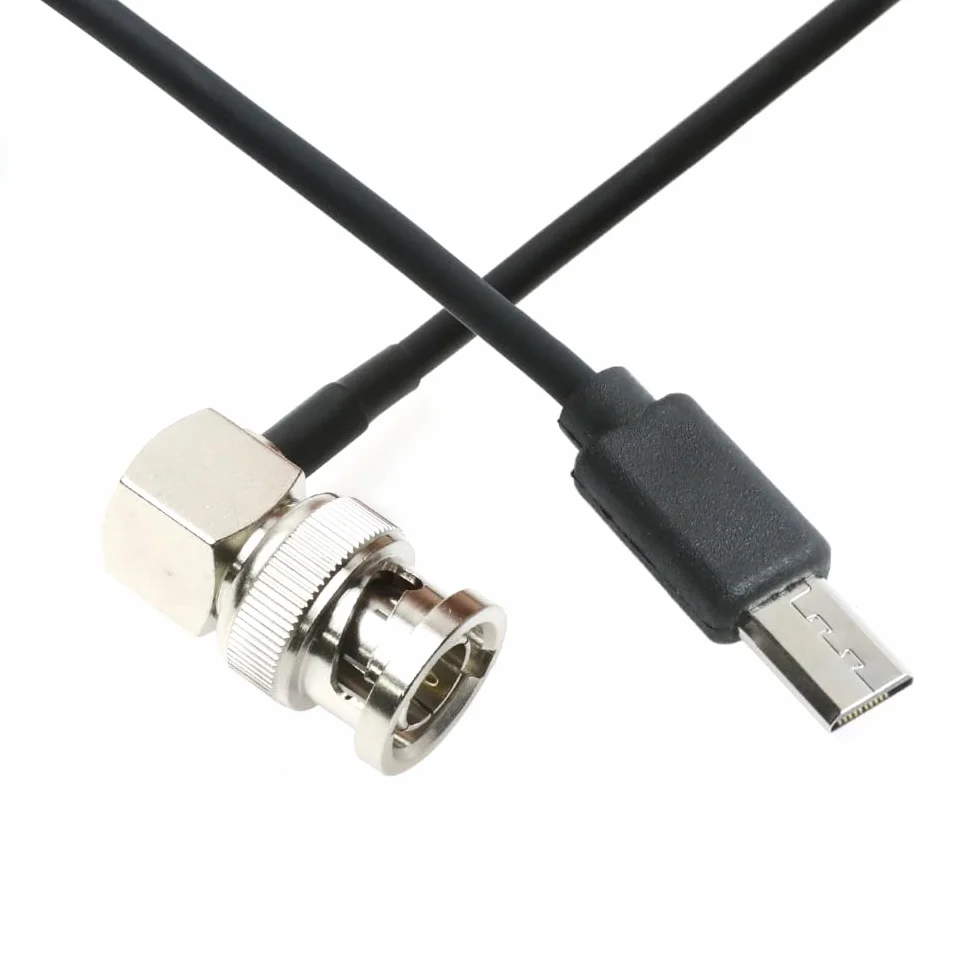 Alvin's Cables Kabel czasowy do Sony FX3 | FX30 | A7S3 |Kamera A1, kabel BNC do Micro USB do Zaxcom, ZOOM-F8n 35 cm | 35.1 cm