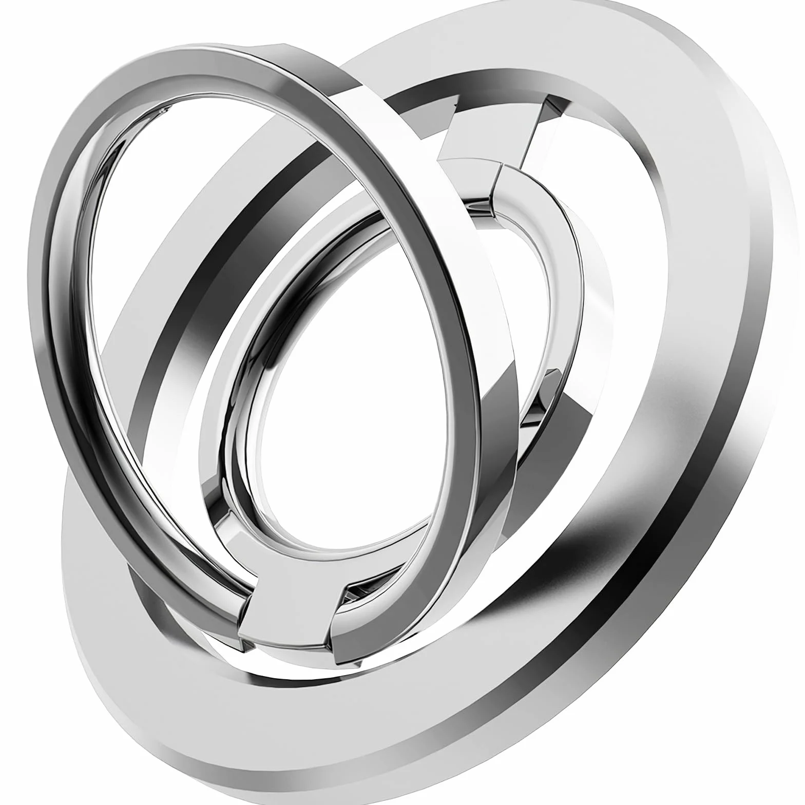 Miimall Mag-safe pierścień kompatybilny z iPhone 17/16/15/Pro Max/Pro, dwustronny magnetyczny pierścień, wytrzymały stojak ze stopu cynku, trwały bezpieczny pierścień Mag do iPhone'a 17 16 15 14 13 12