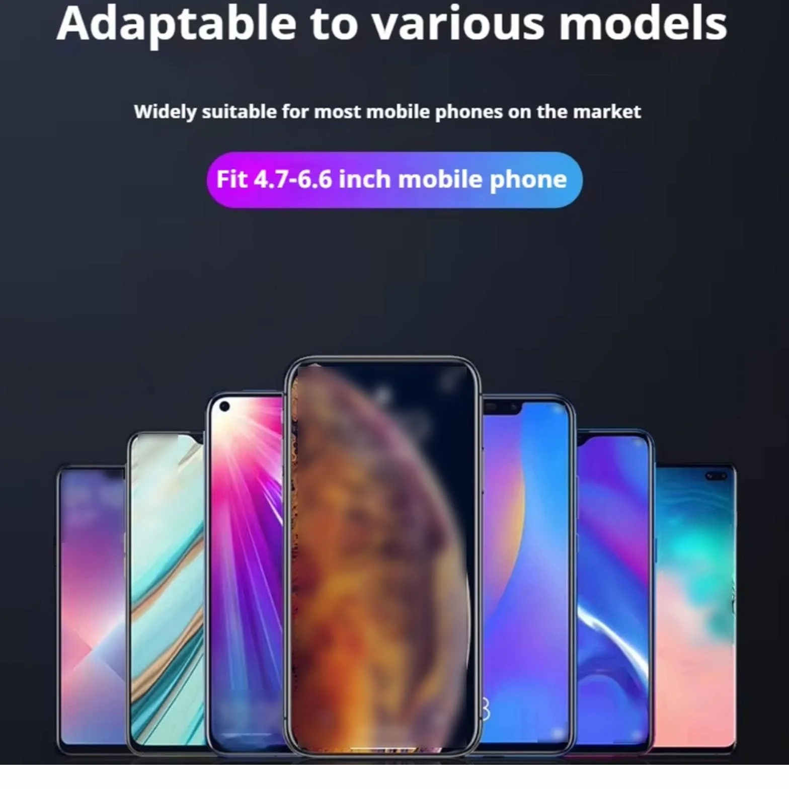 Uchwyt Samochodowy Na Telefon dla Audi A6 C7 4G 2012-2018, LHD Uchwyt na telefon do samochodu