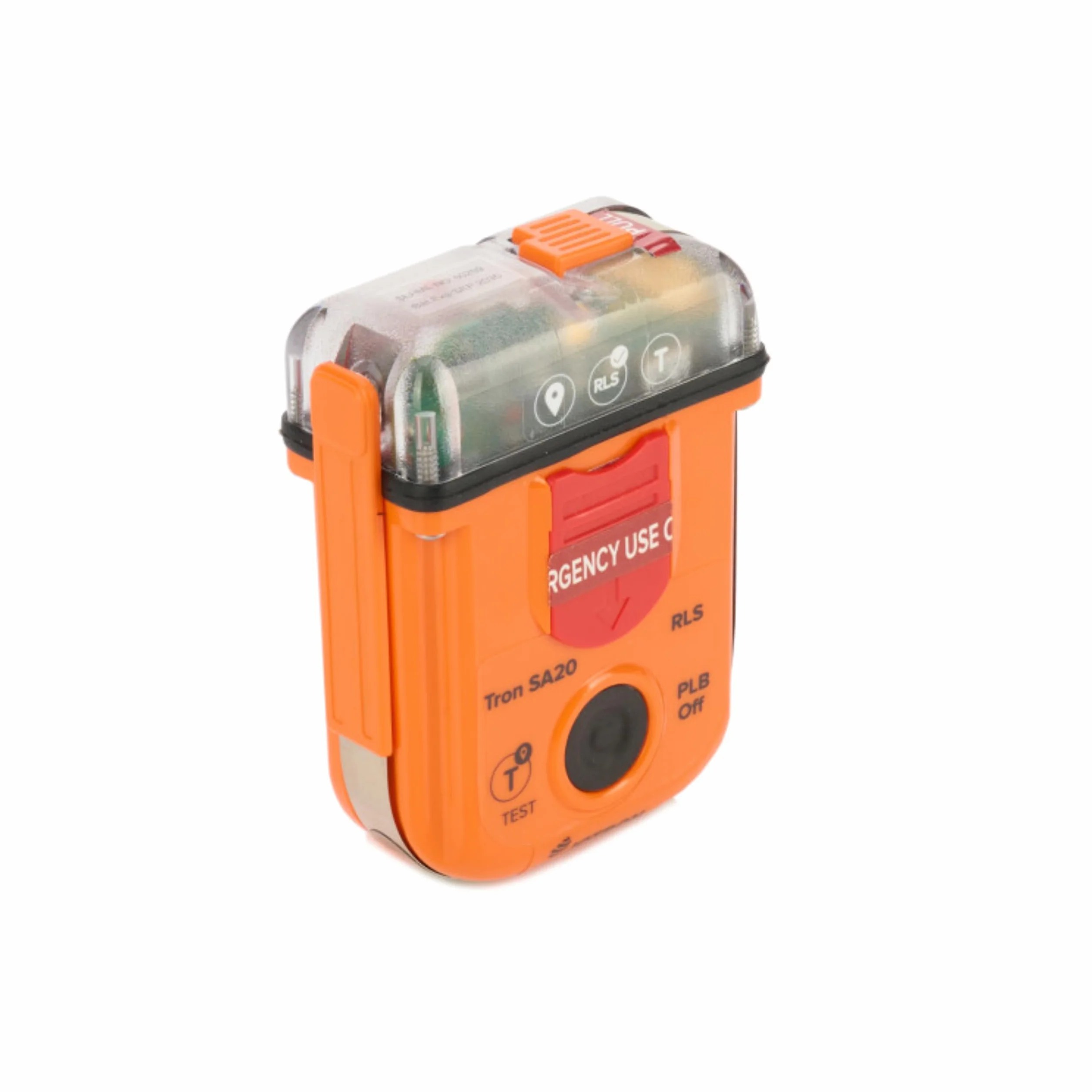 Jotron Tron SA20 PLB Osobisty lokalizator nawigacyjny | Kompaktowy i lekki | GPS i Galileo GNSS | Sygnał awaryjny 406 MHz | Wodoodporny | Zatwierdzony przez SOLAS | Zaprogramowany do rejestracji w