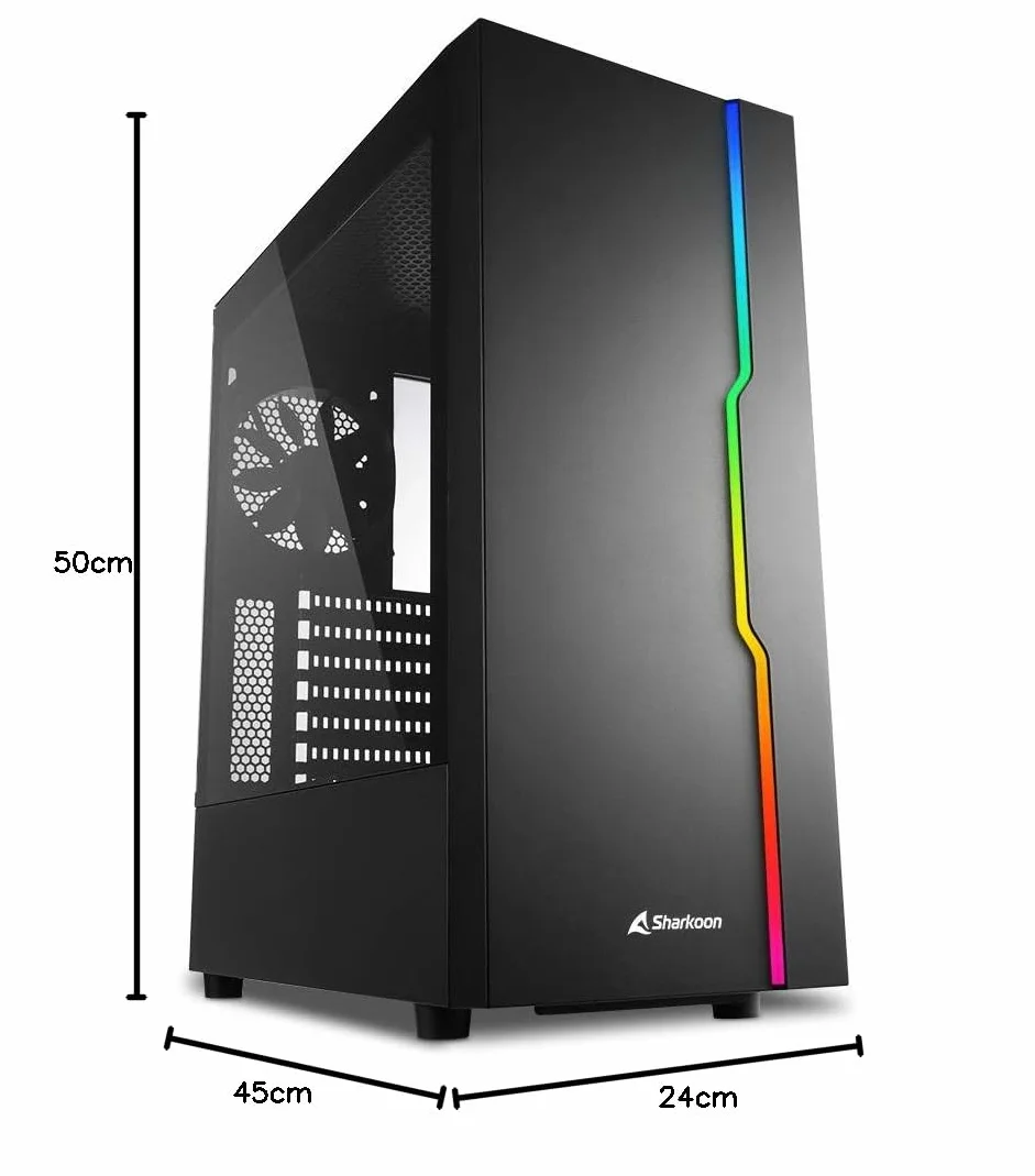 PC- Case Sharkoon RGB Slider black