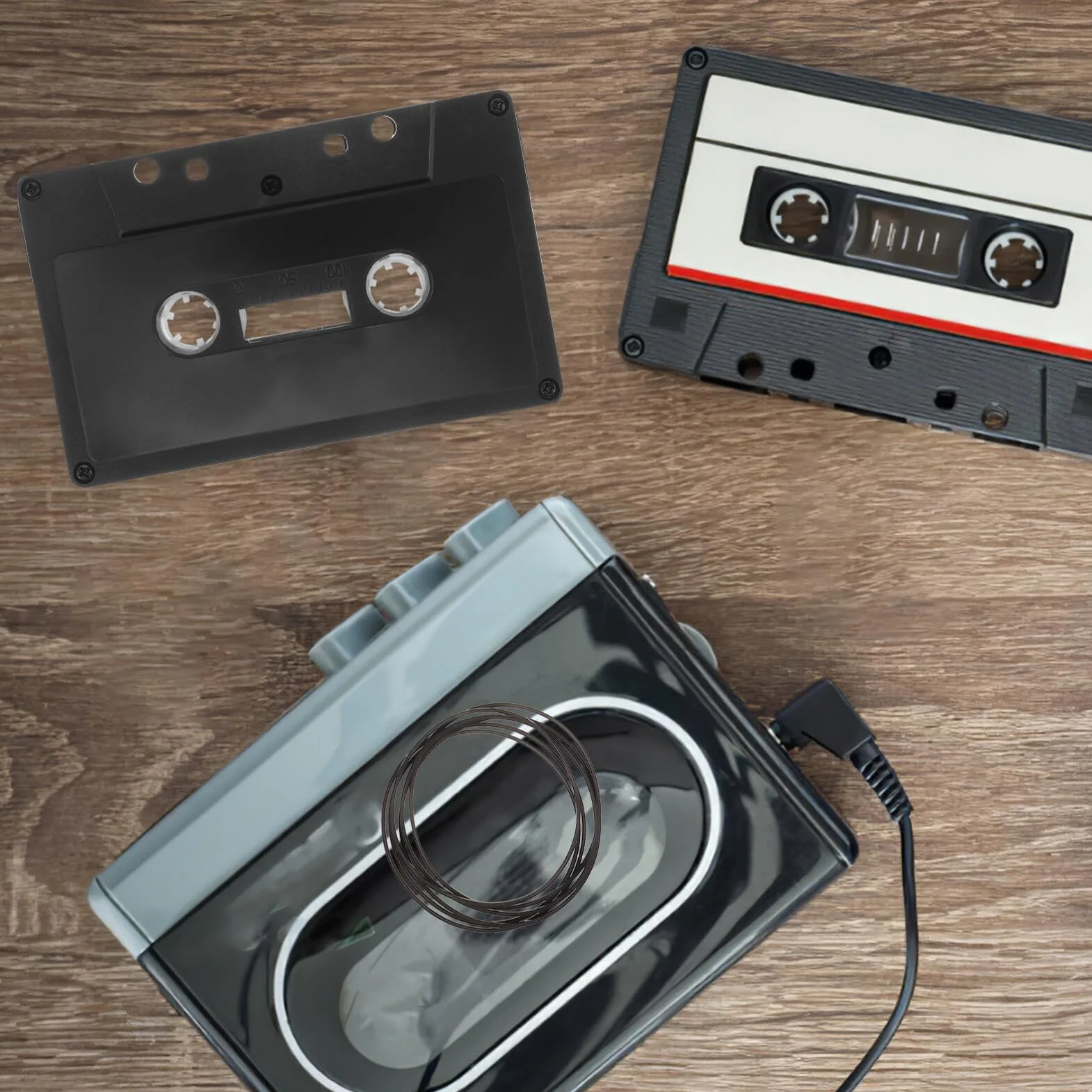 Zerodeko Kaseta Magnetofonowa Puste Kasety Magnetofonowe Do Dekoracji Retro Wall Art 4 Szt Dekoracja Ścienna