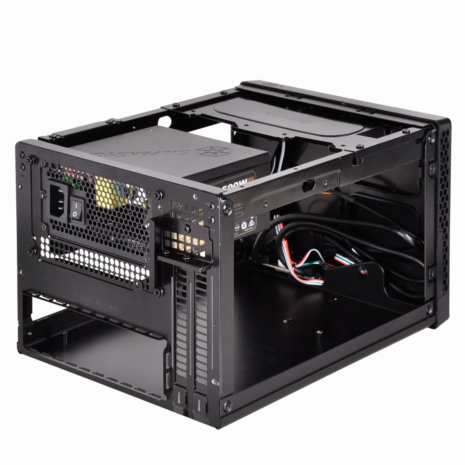 SilverStone SST-PP08 - konwerter PSU SFX na ATX, czarny