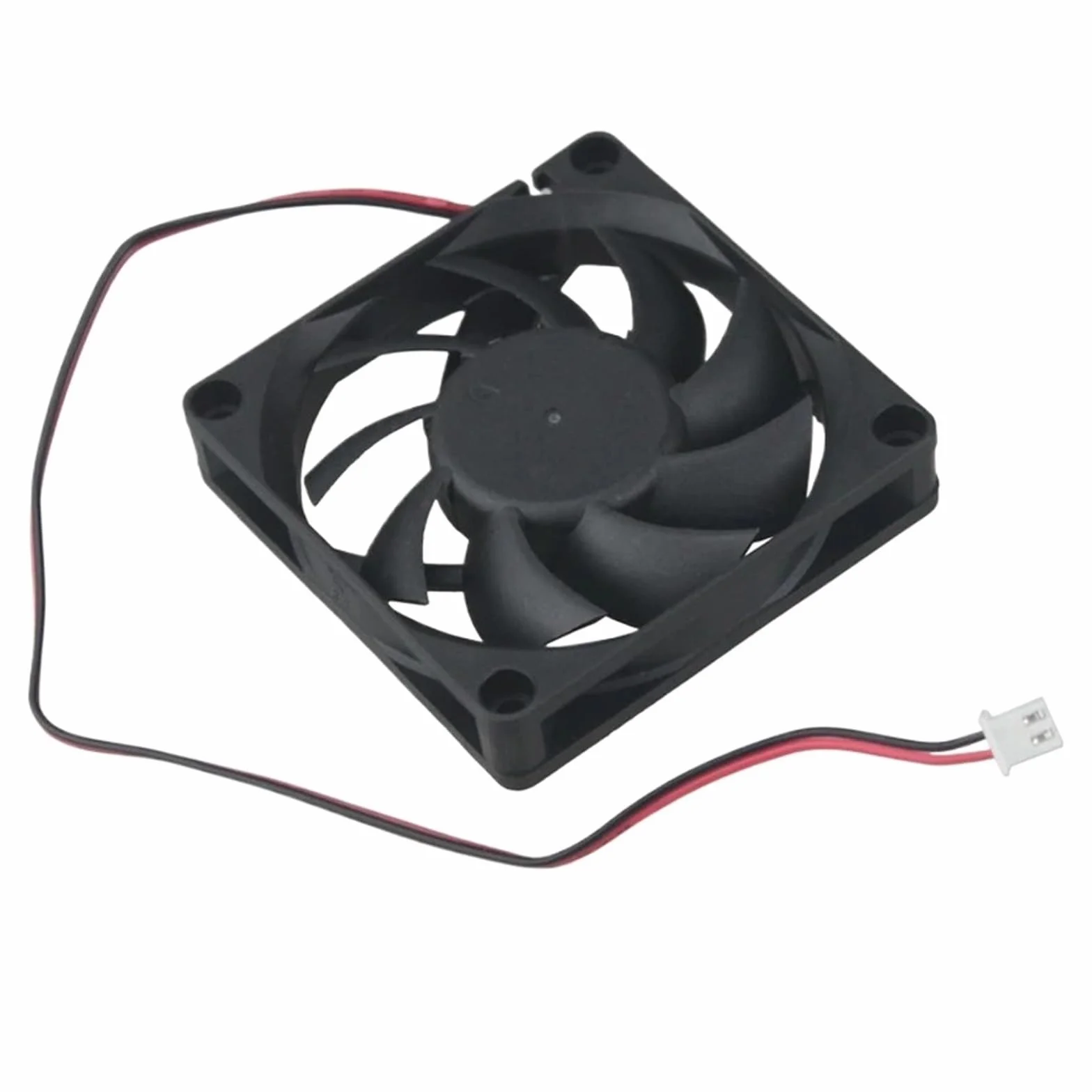 2 szt. 5V 12V 24V 2Pin bezszczotkowy wentylator chłodnicy DC chłodzący 7015(5V Sleeve 2Pin)