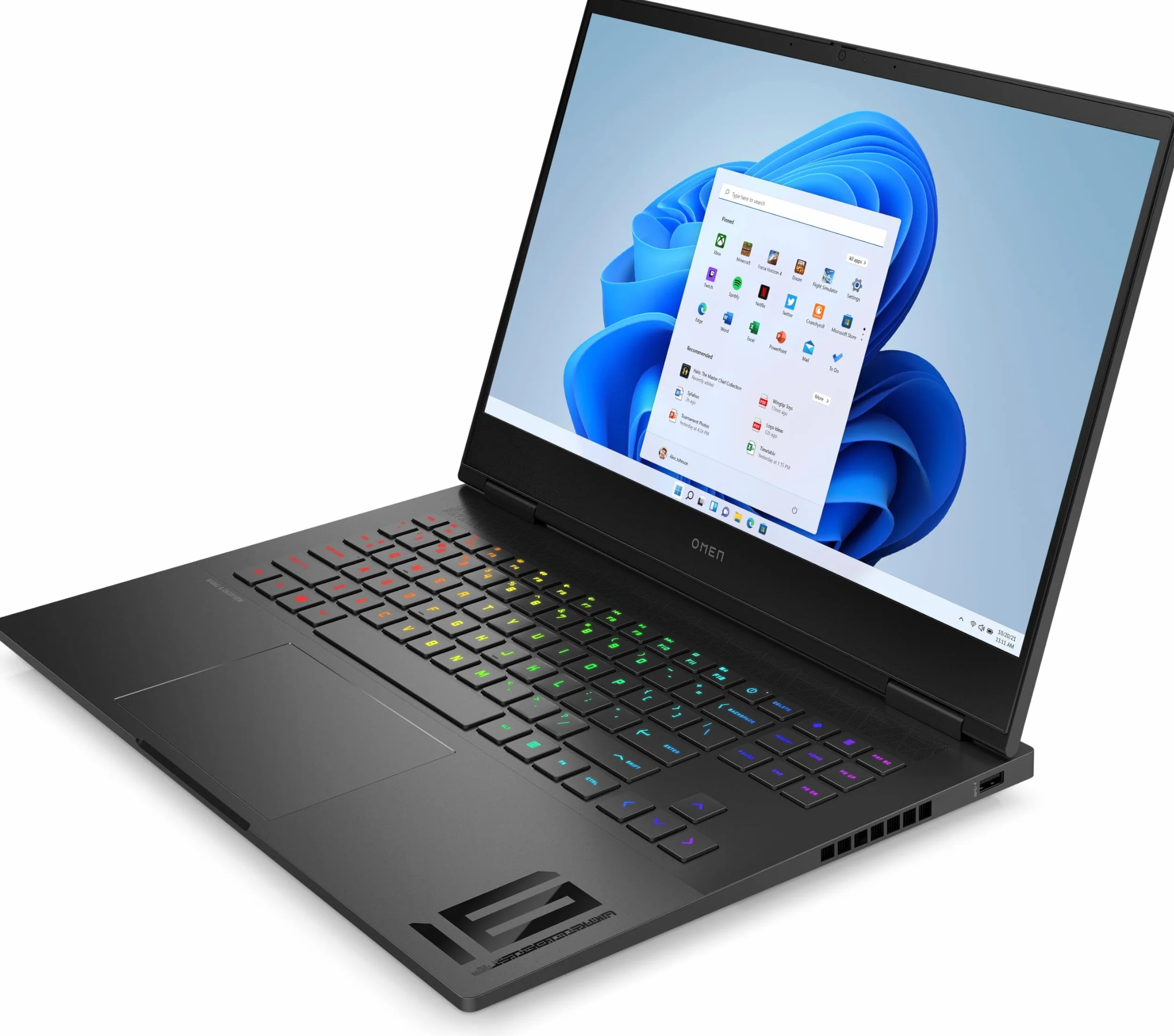 HP Omen 16-wd0000sf Gaming Laptop 16" QHD IPS 240 Hz, laptop dla graczy (Intel Core i7-13700HX, 32 GB RAM, 1024 GB SSD, Nvidia GeForce RTX 4080 12GB, Windows 11), Laptop czarny, AZERTY