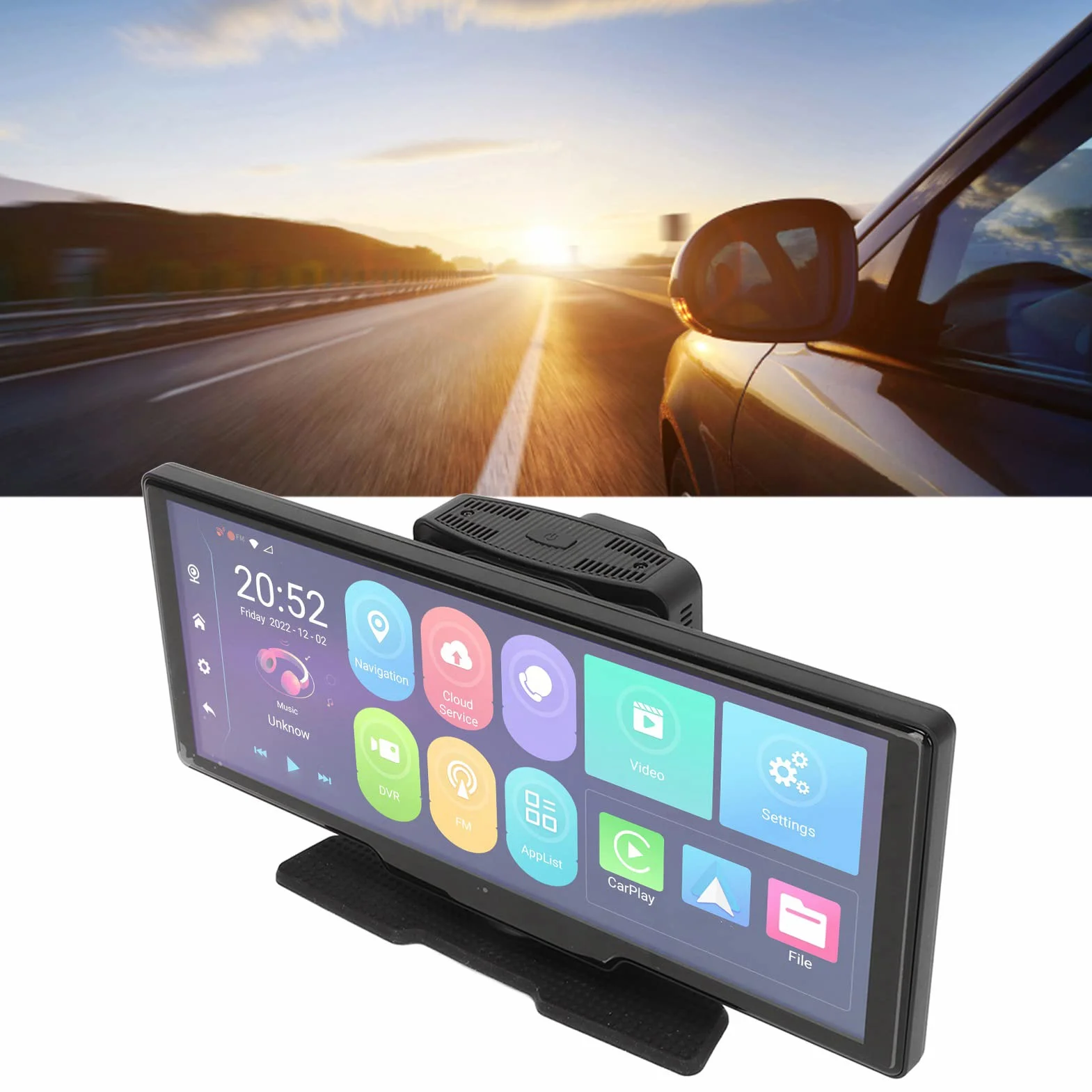 Tyenaza 10-calowa konsola środkowa kamera samochodowa 120 stopni szeroki kąt 4G RAM 64G ROM nawigacja GPS DVR rejestrator jazdy Monitor do parkowania