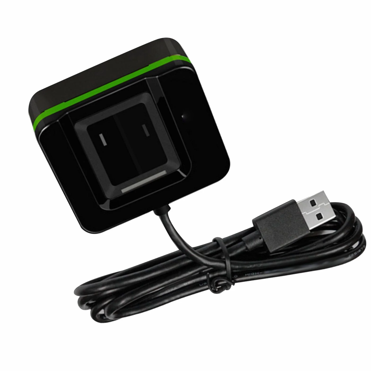 Biometryczny Czytnik Linii Papilarnych, Czytnik Linii Papilarnych USB z Kablem 5,9FT do Komputera PC, Niskie Rozpoznawanie Błędów, łatwa Konfiguracja (ZKLIVE20R)