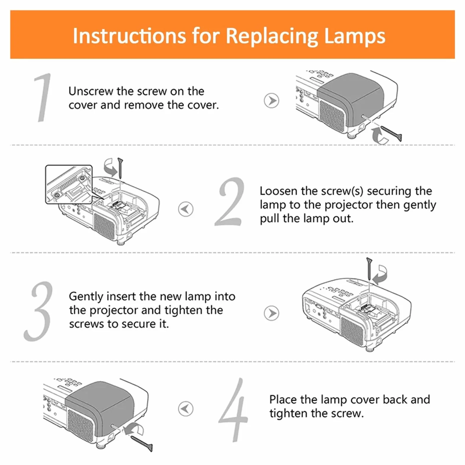 Zapasowa lampa projektora ELP85 V13H010L85 do kina domowego Ep Powerlite 3500 3100 3000 3600E 3200 3800 3700 3900 EH-TW6600 Wymień projektor