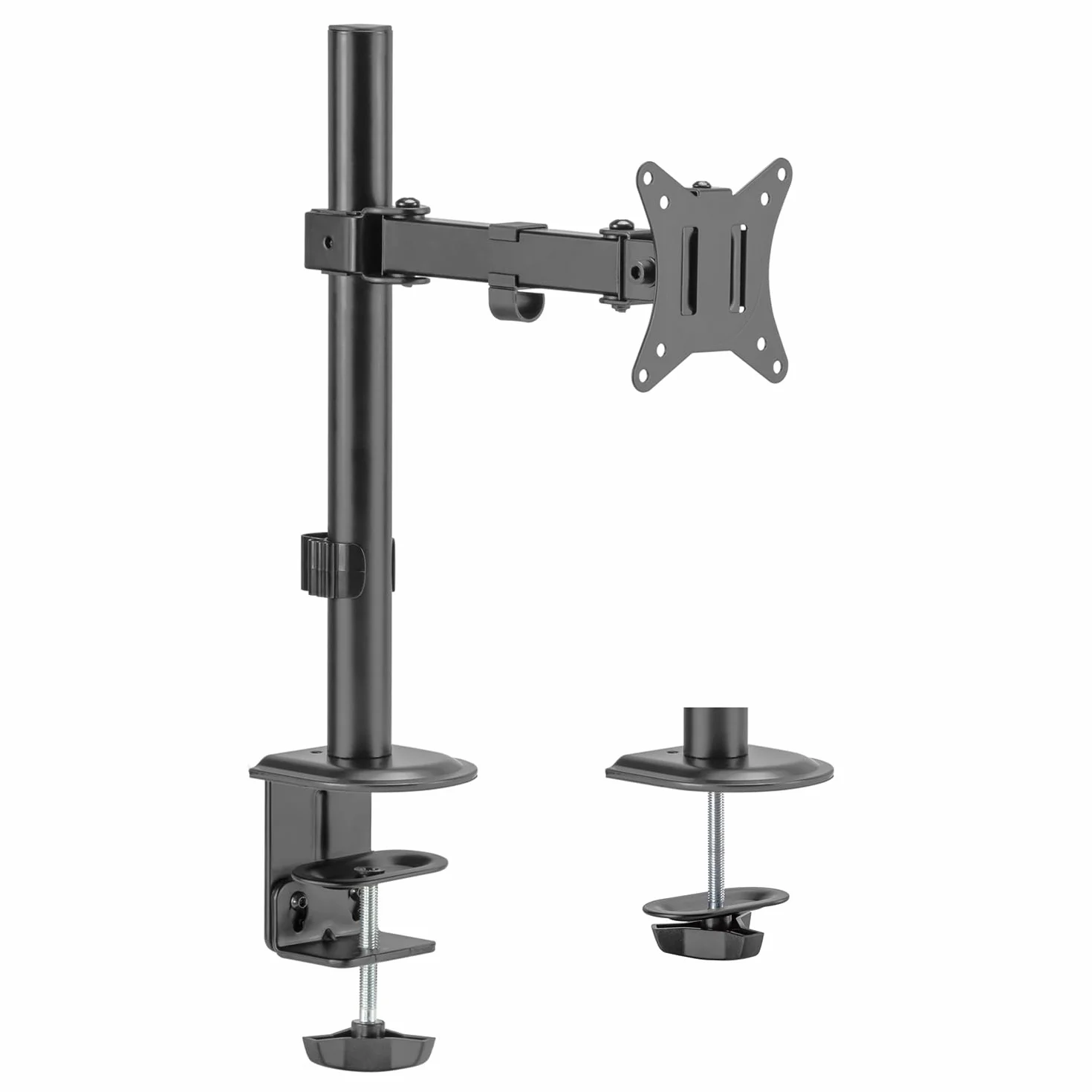 Maclean MC-572N uchwyt do monitora 17-32", VESA 75x75 100x100, ramię z przegubem, regulacja wysokości, obrotowy, 9 kg