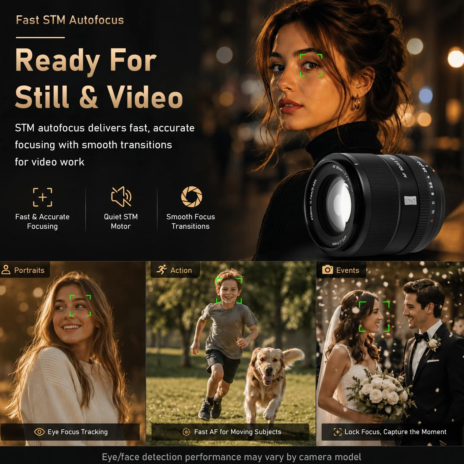 Viltrox 90 mm f2.2 EVO obiektyw do aparatu z mocowaniem E | Otwór f/2.2, mocowanie E, ogniskowa 90 mm, konstrukcja EVO