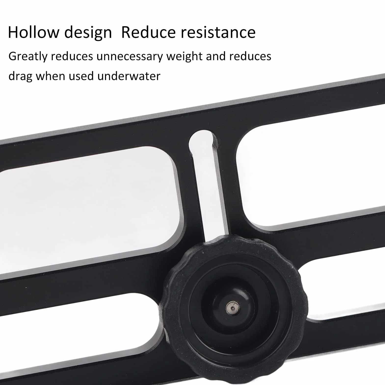 Podwójny Uchwyt Aluminiowy Stabilizator Tacy do Obudowy Aparatu Podwodnego, Ergonomiczna i Lekka Konstrukcja, Optymalizuje Balans Podczas Fotografowania, Odpowiedni do Lustrzanek