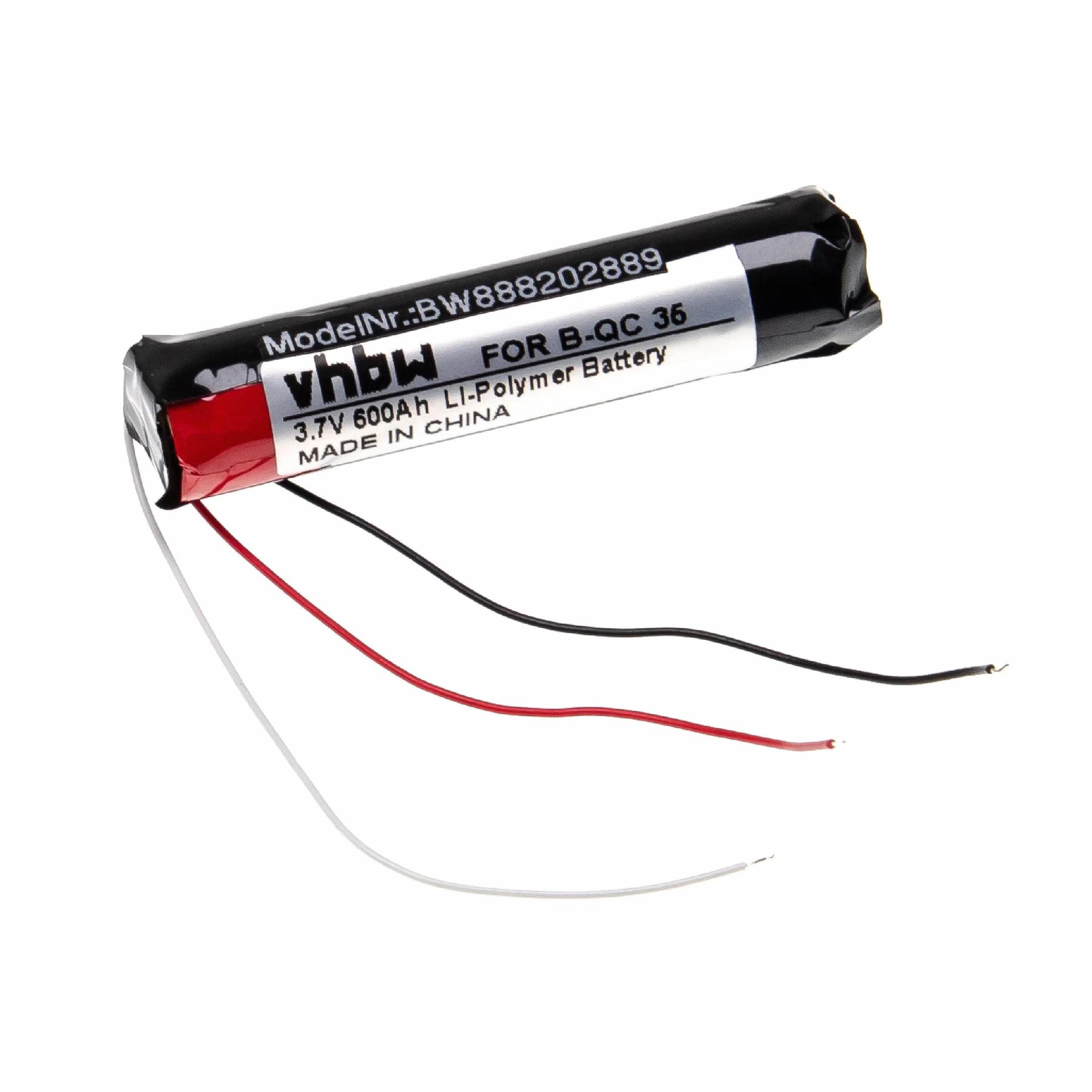 vhbw 1 x bateria zastępuje Sony MH10048-E7, AHB110520CPS do bezprzewodowych słuchawek (600 mAh, 3,7 V, Li-Poly)