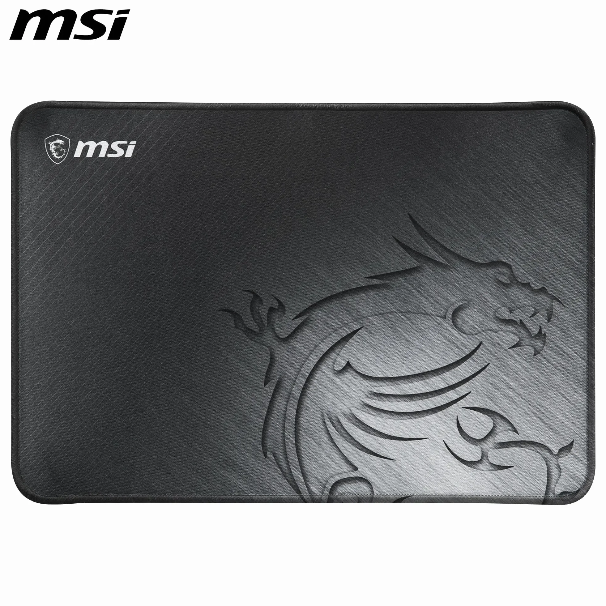 MSI AGILITY GD21 podkładka pod mysz do gier, powierzchnia tekstylna o niskim tarciu, miękkie szwy krawędziowe, antypoślizgowa podstawa, 320 x 220 x 3 mm