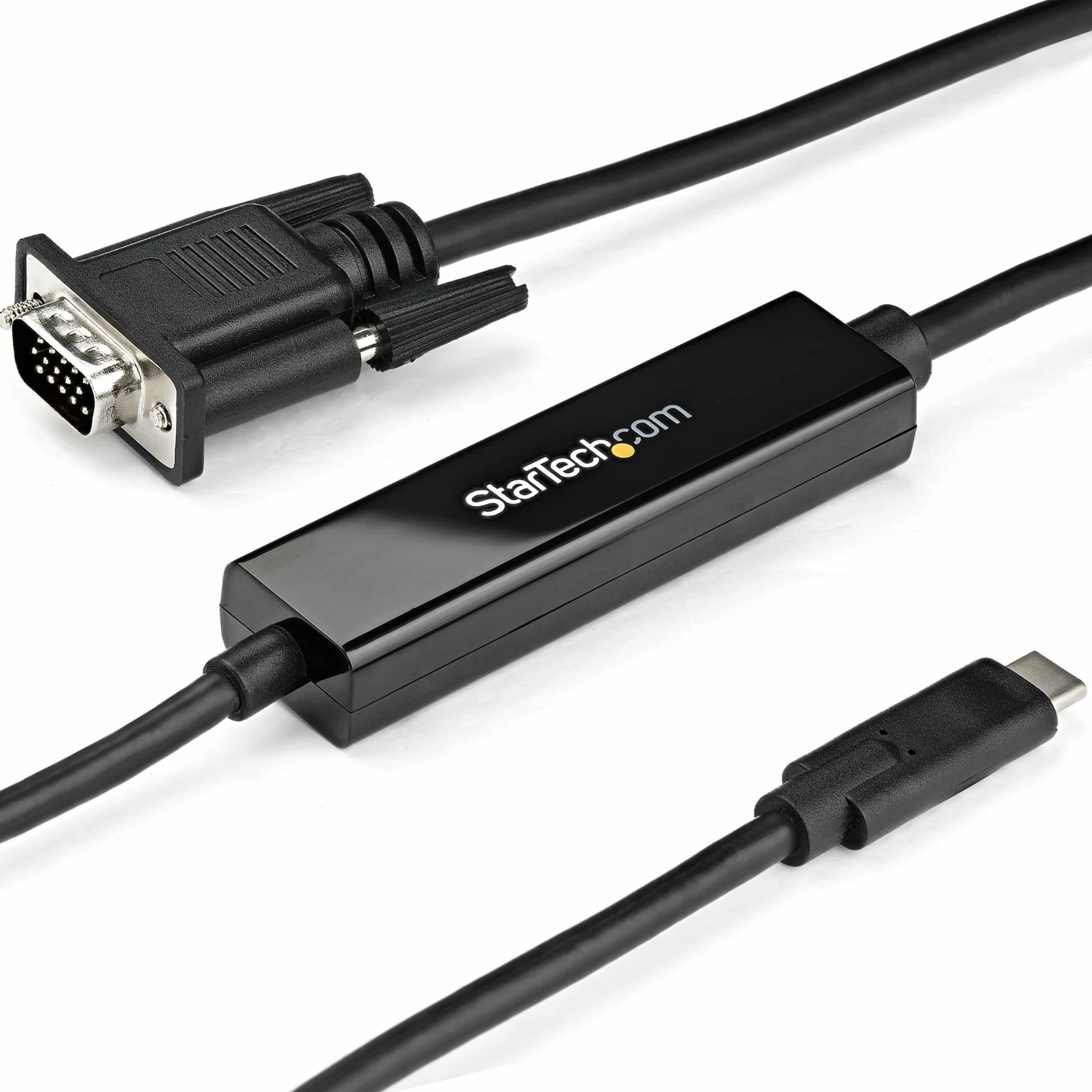 StarTech.com CDP2VGAMM1MB 1 m kabel USB-C na VGA, adapter USB typu C na VGA 1920 x 1200 - czarny