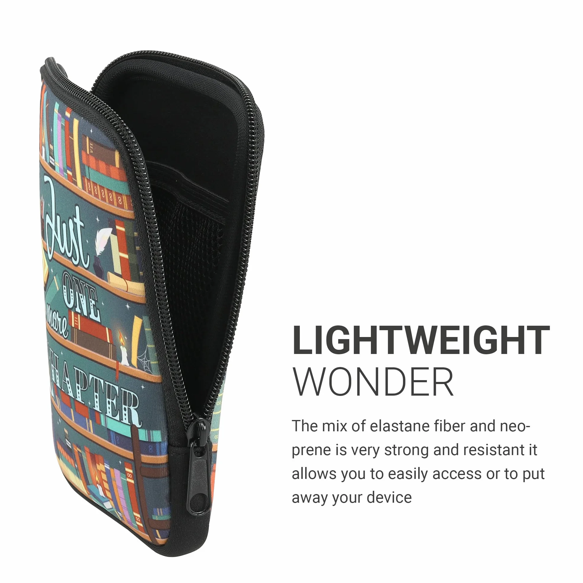 kwmobile etui ochronne do czytnika e-czytników neoprenowe 17 x 12 x 2 cm wielokolorowy