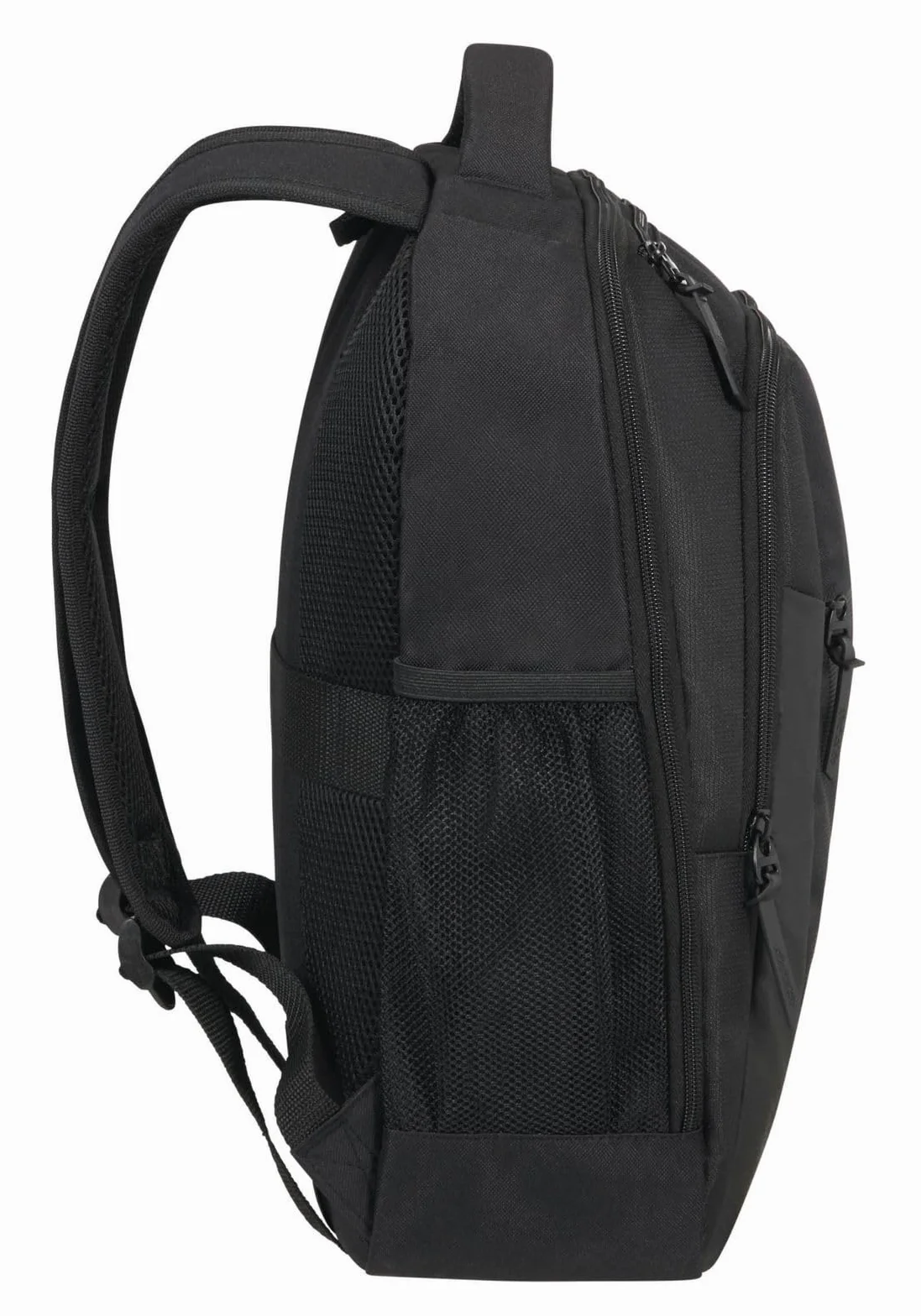 American Tourister Urban Groove UG12 - Plecak na laptop 15.6″ (46 cm) - Plecak biznesowy i szkolny z uchwytem na butelkę, Ergonomiczny, Smart Sleeve - 20.5L - Czarny (Black)