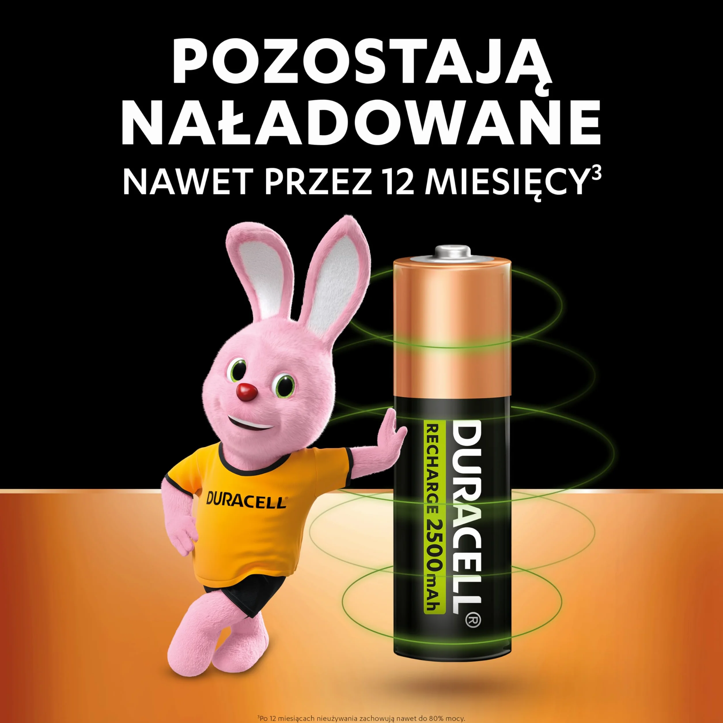 Duracell Akumulatorki Rechargeable, 4 szt., AA 2500 mAh NiMH, Fabrycznie naładowane, Nasze działające najdłużej akumulatorki z opakowaniem w 100% nadającym się do recyklingu, nie zawiera plastiku