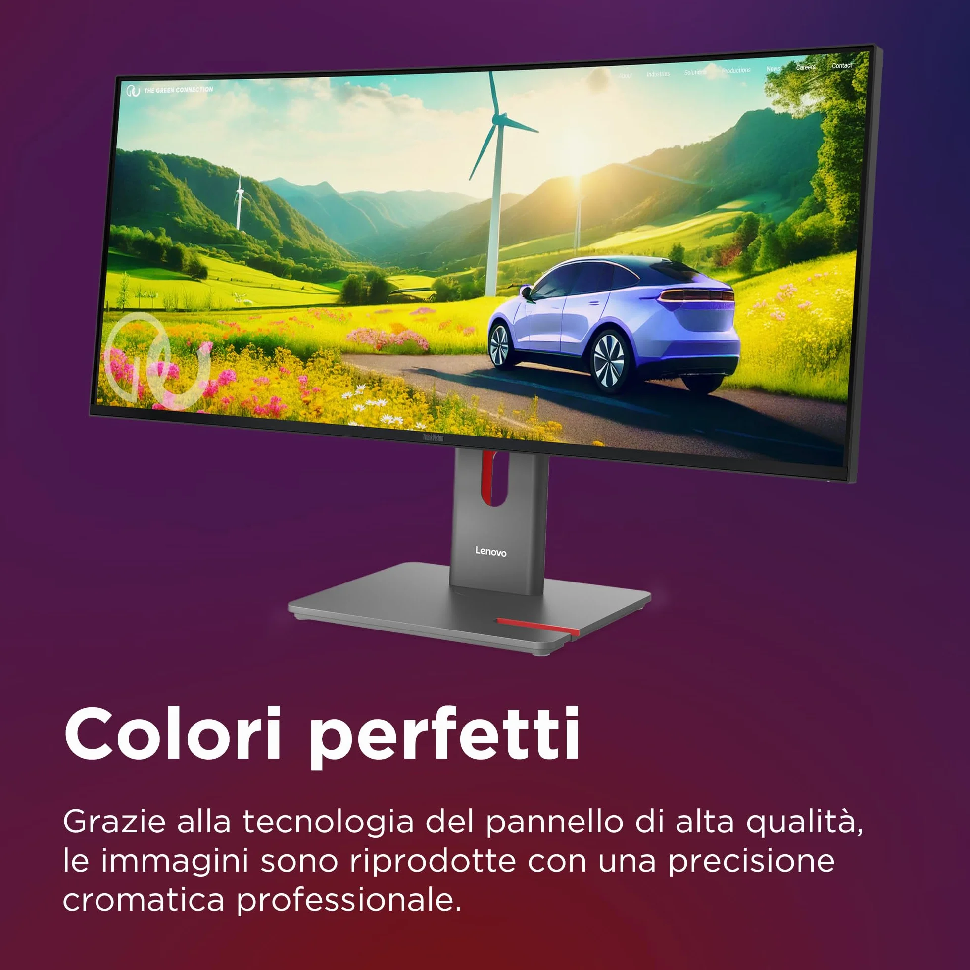 Lenovo ThinkVision P34WD-40 Monitor LED