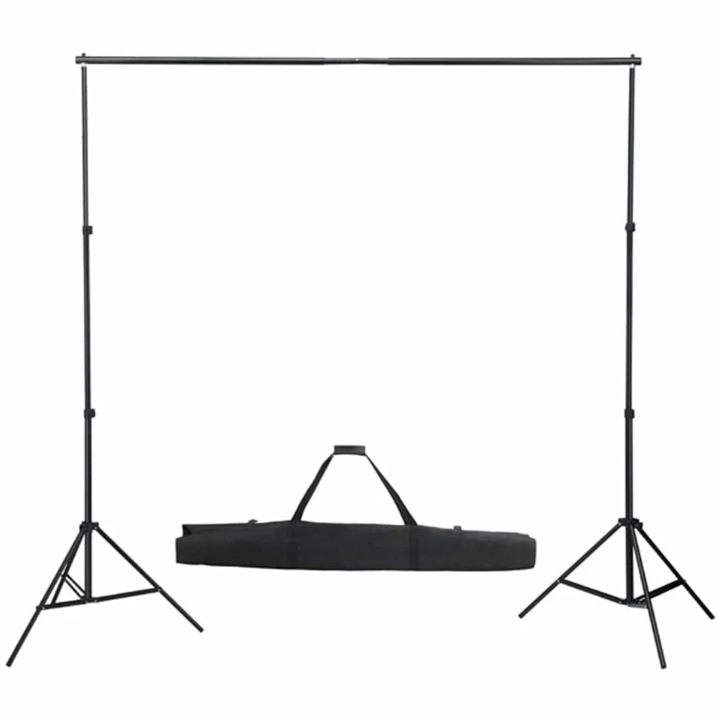 Zestaw do studia fotograficznego z lampami, abażurami, teleskopowym systemem tła, reflektorami 5 w 1, aluminiowe statywy, lampy dzienne 5500 K, możliwość ściemniania, idealny do fotografii