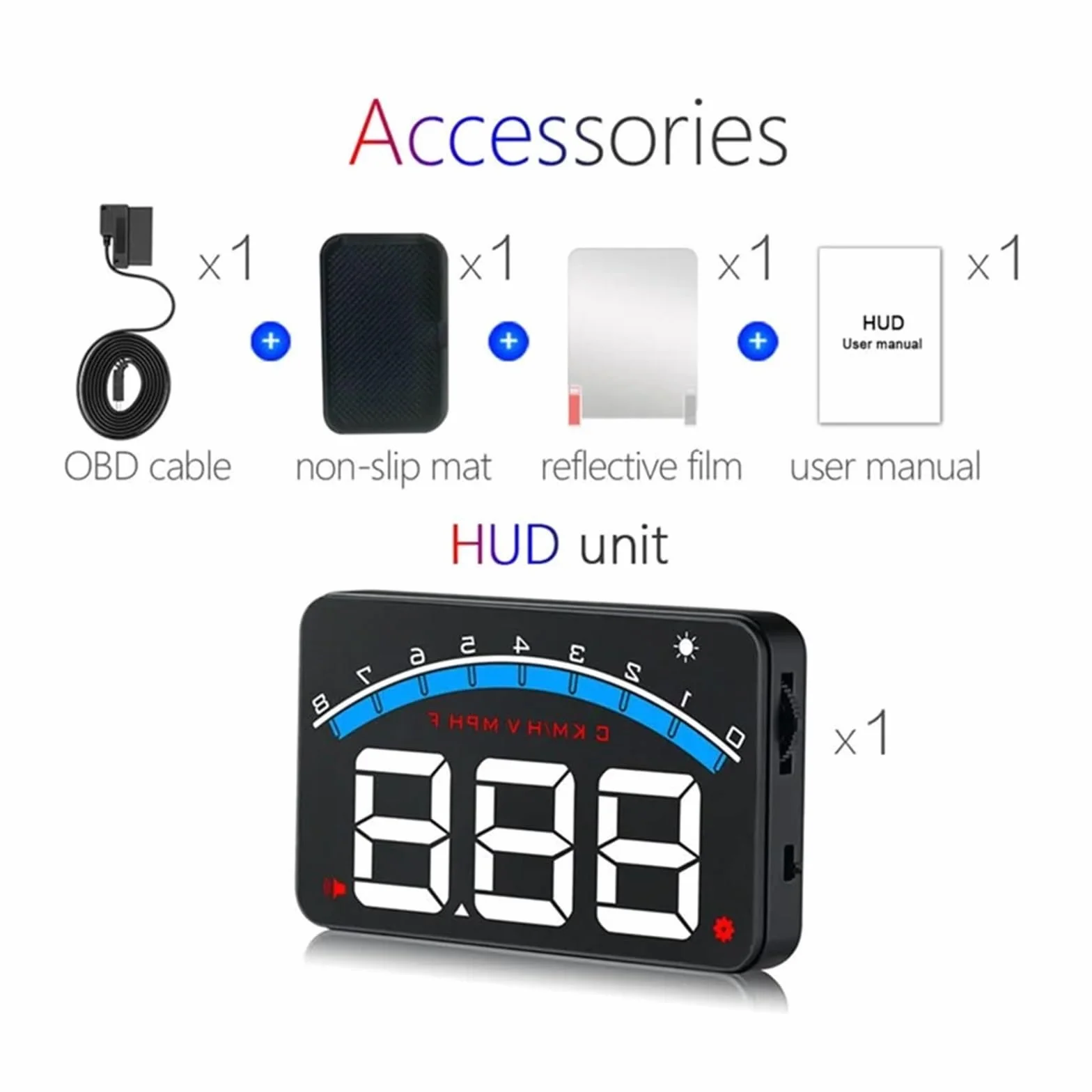 M6 Wyświetlacz HUD Head Up Stylizacja Samochodu Wyświetlacz Hud Ostrzeżenie O Przekroczeniu Prędkości Projektor Na Przedniej Szybie System Alarmowy Universal Auto Przyrząd Wielofunkcyjny